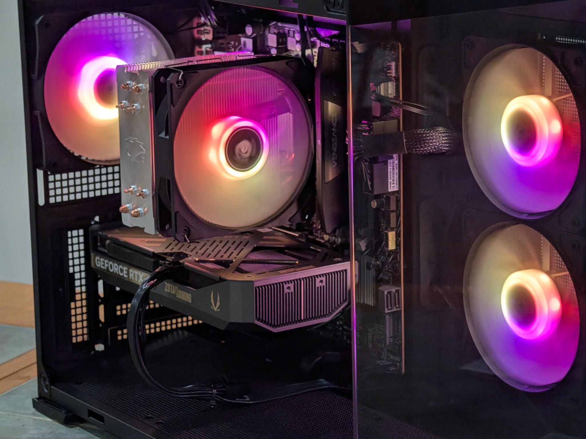 🌈🖤Ryzen 7 8700F | RTX 5060 | 16GB DDR5 | 1TB SSD | Gaming PC🖤🌈