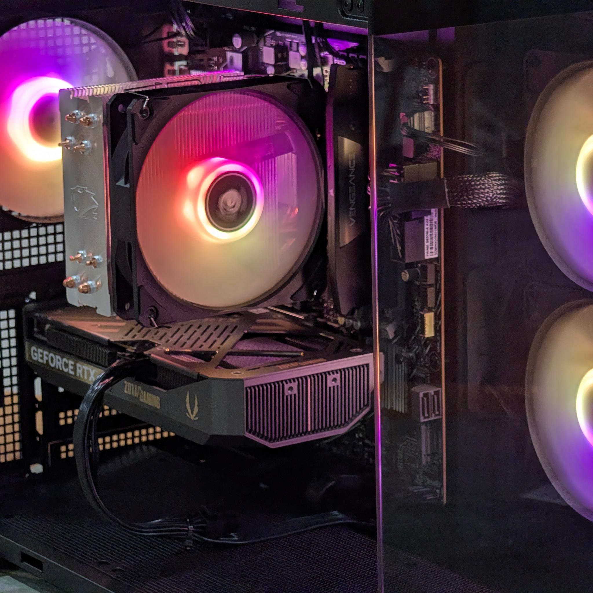 🌈🖤Ryzen 7 8700F | RTX 5060 | 16GB DDR5 | 1TB SSD | Gaming PC🖤🌈