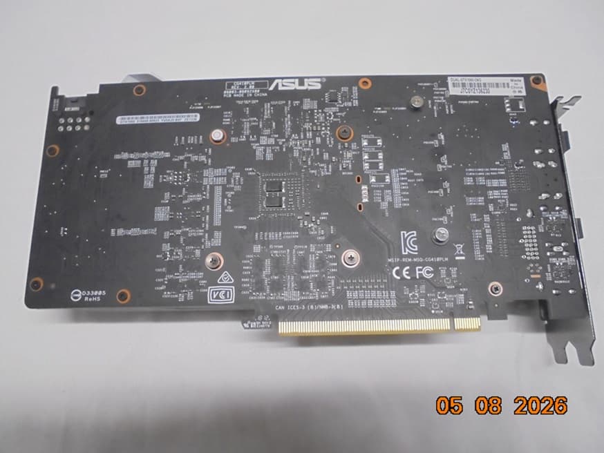 ASUS DUAL GTX 1060 6GB/Clean/ Tested/Functions Great