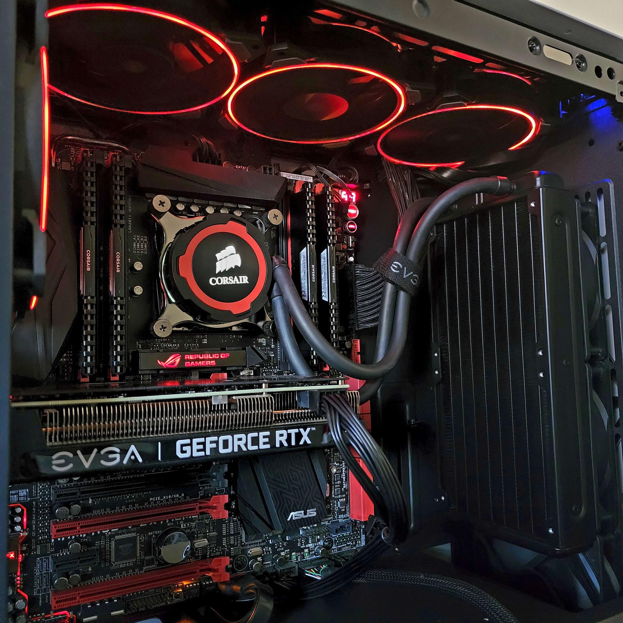 Intel Core i7 5960X // EVGA GeForce RTX 3060 // Corsair LPX 16GB 3000MHz
