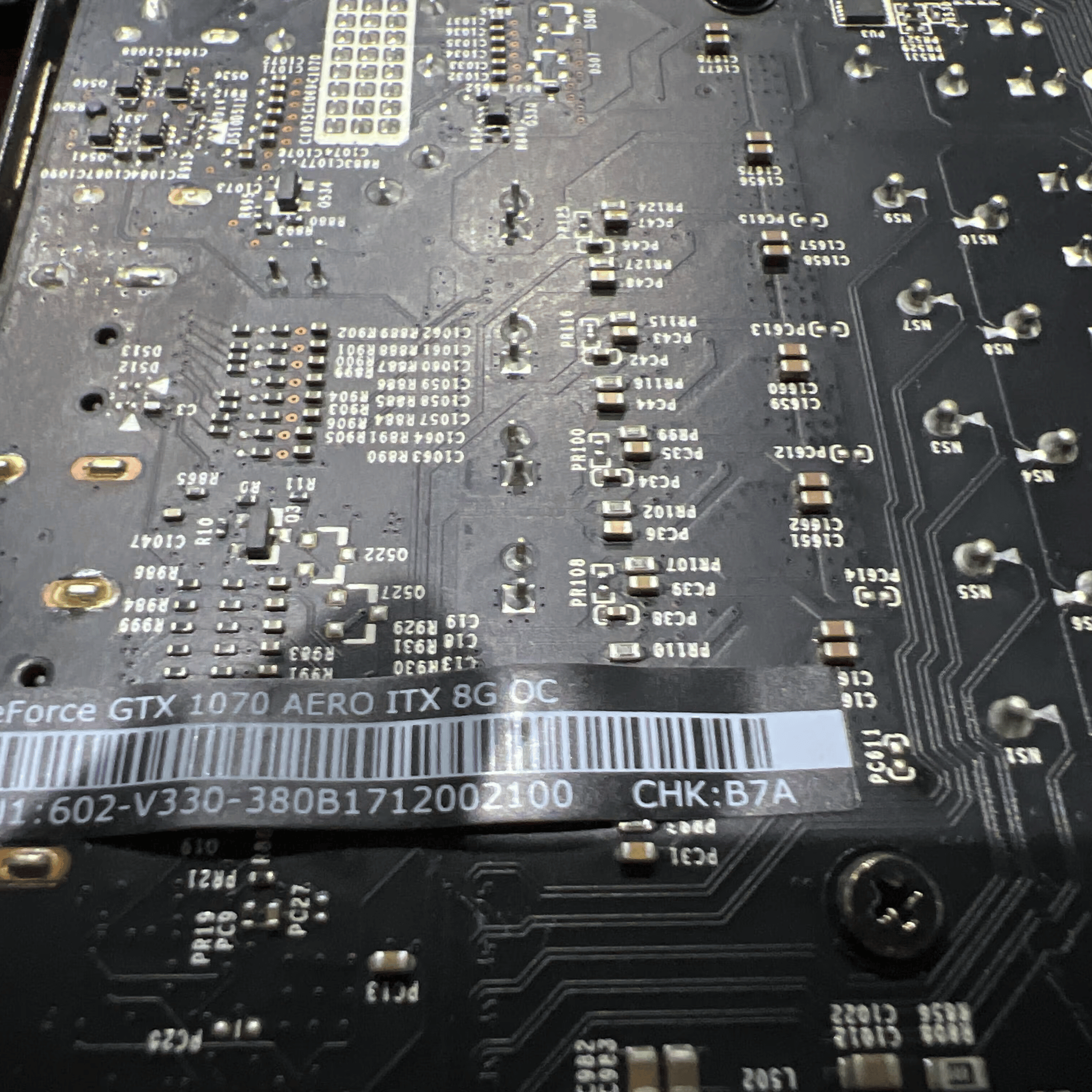 MSI GeForce GTX 1070 AERO ITX 8G OC 8GB GDDR5