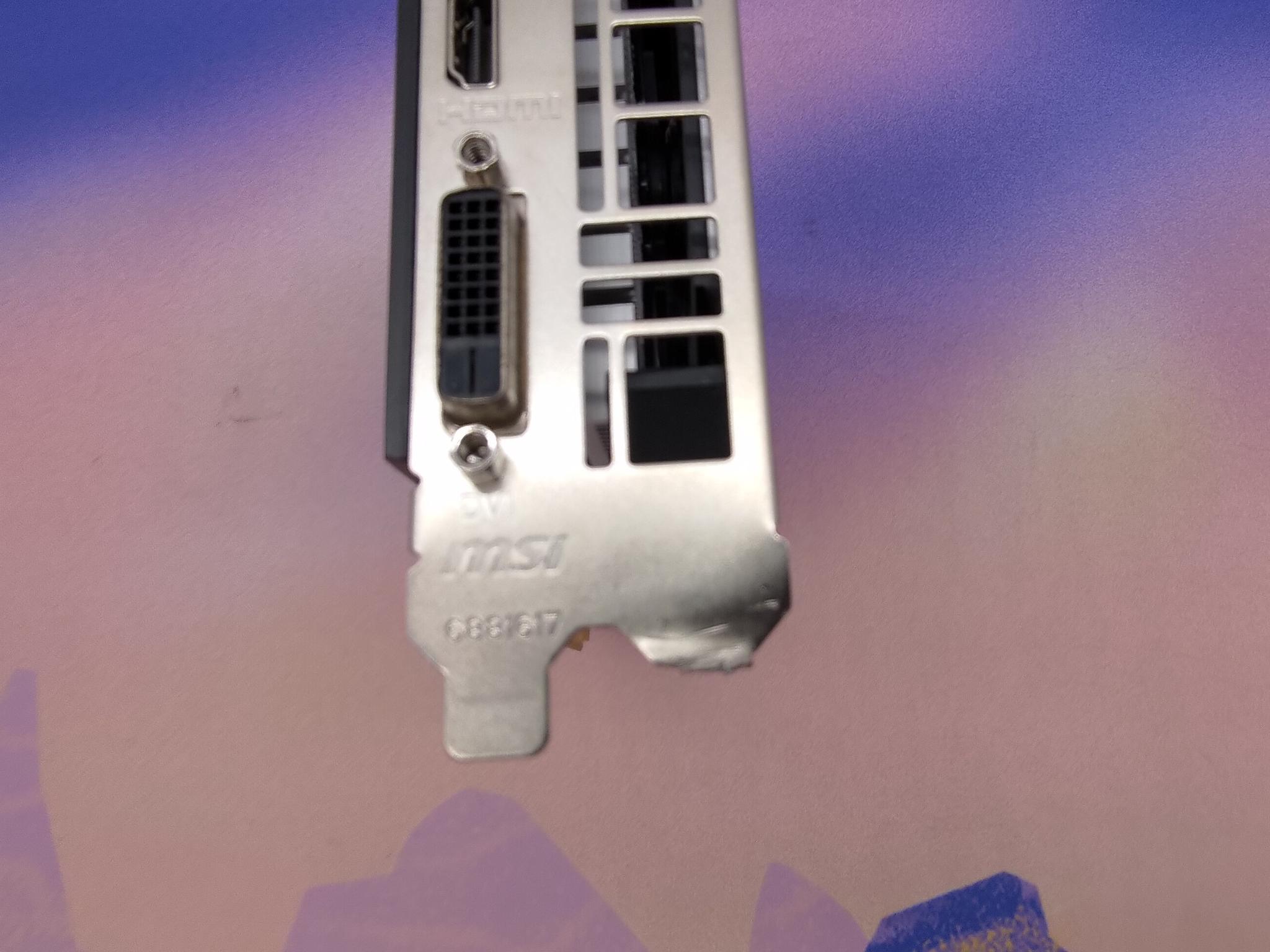 MSI GTX 1660 Super Ventus OC **Minor Damage to Bracket**