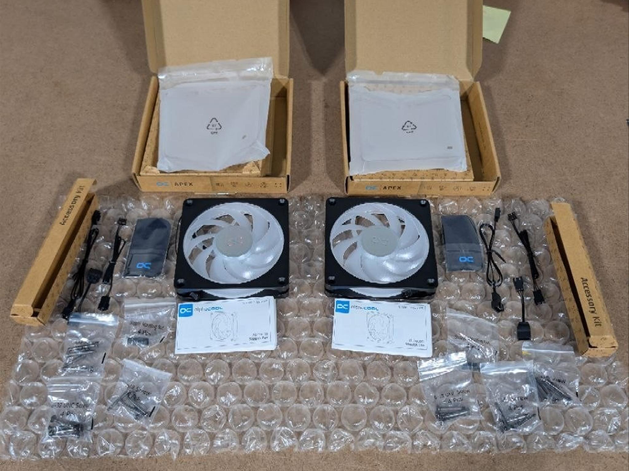 Alphacool Apex Stealth Metal Aurora Fan Matt Black 2600rpm 120mm - (13777)