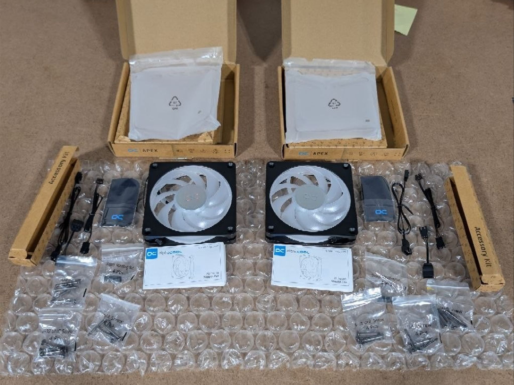 Alphacool Apex Stealth Metal Aurora Fan Matt Black 2600rpm 120mm - (13777)