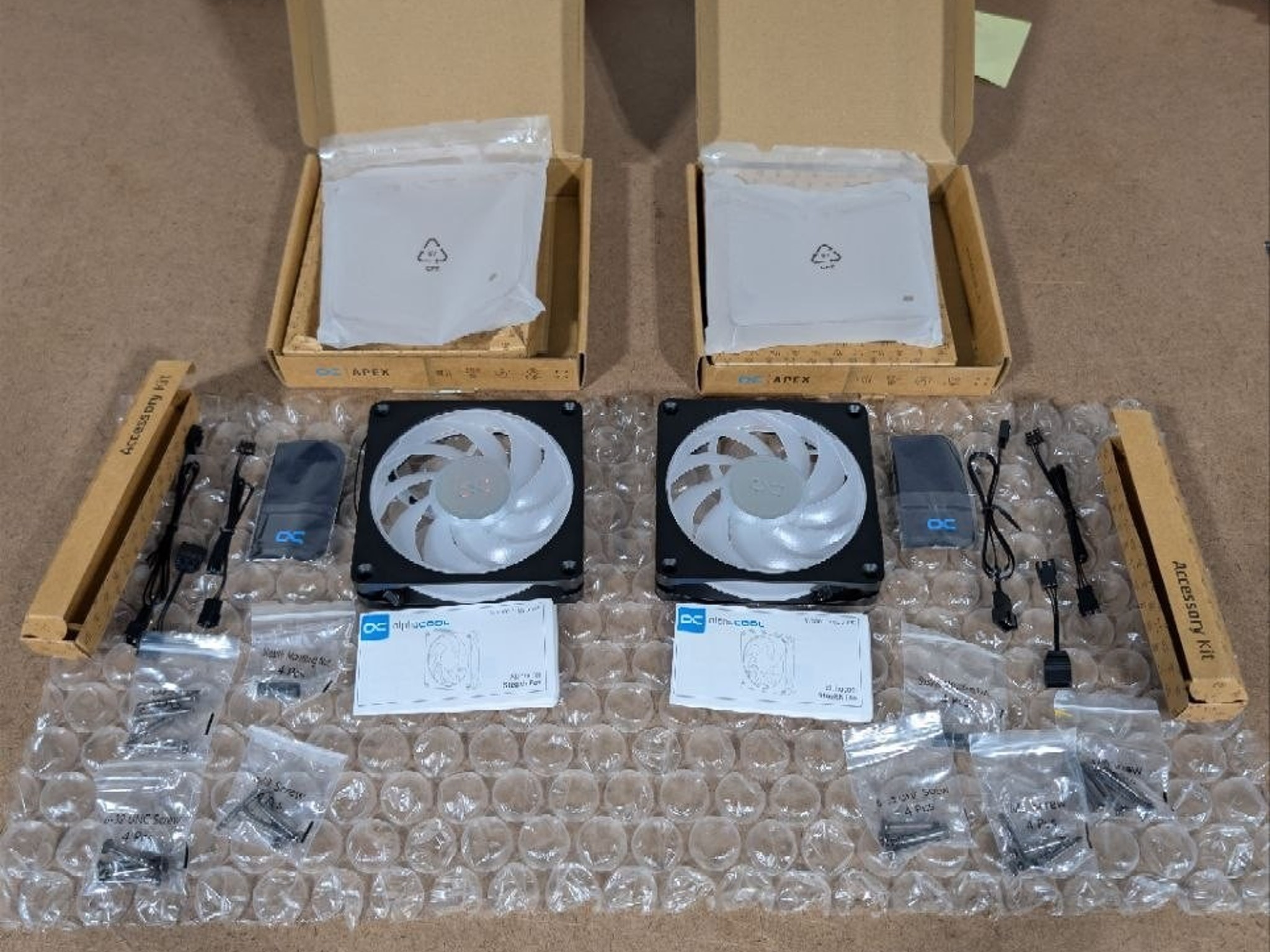Alphacool Apex Stealth Metal Aurora Fan Matt Black 2600rpm 120mm - (13777)