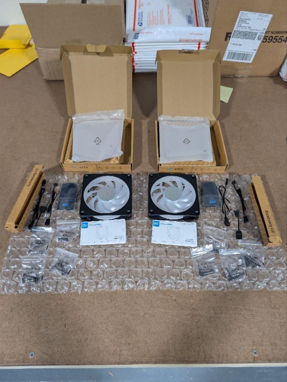 Alphacool Apex Stealth Metal Aurora Fan Matt Black 2600rpm 120mm - (13777)