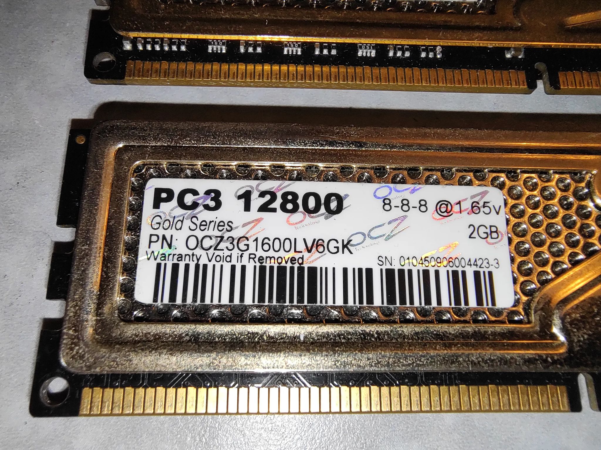OCZ GOLD 2x2GB DDR3