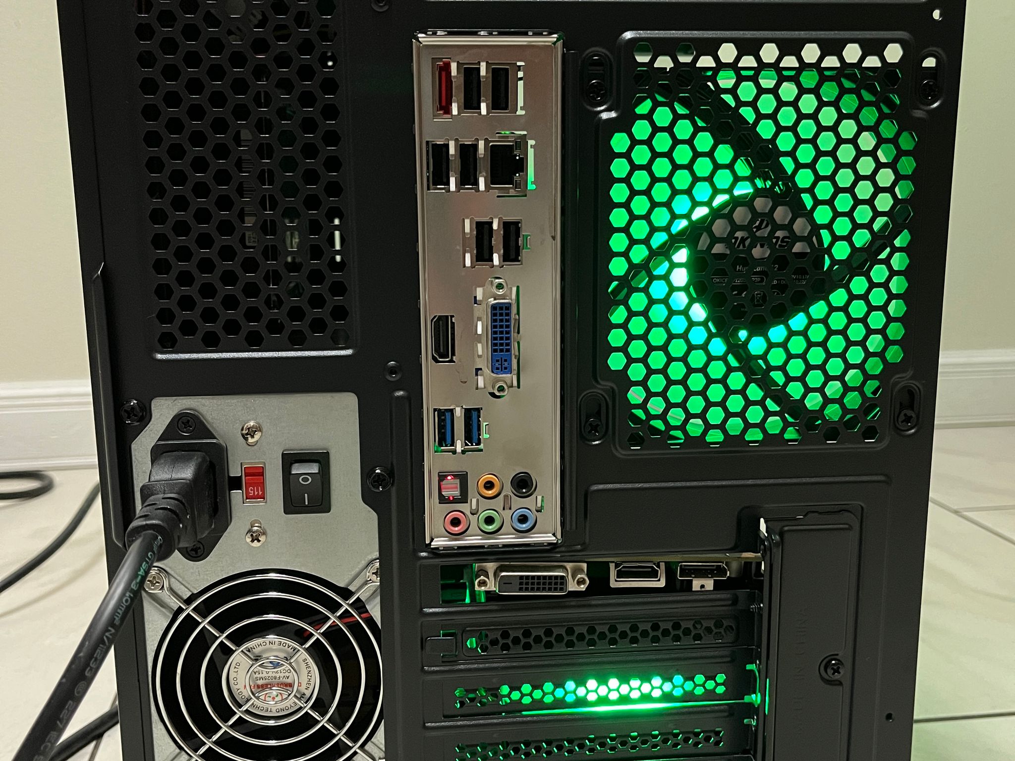 Super Budget Gaming PC - Intel i7-2600, NVIDIA GTX 1050, 12GB RAM, 580GB Storage, w/ Wi-Fi & BT