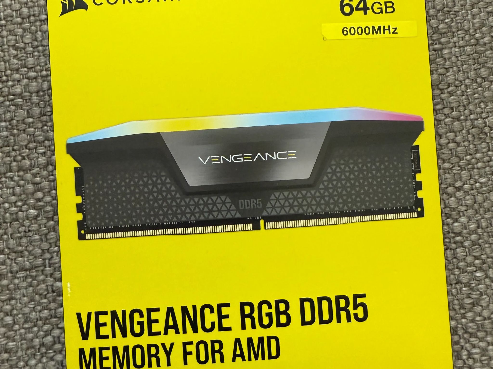 Corsair Vengeance RGB DDR5 RAM (2x32GB)