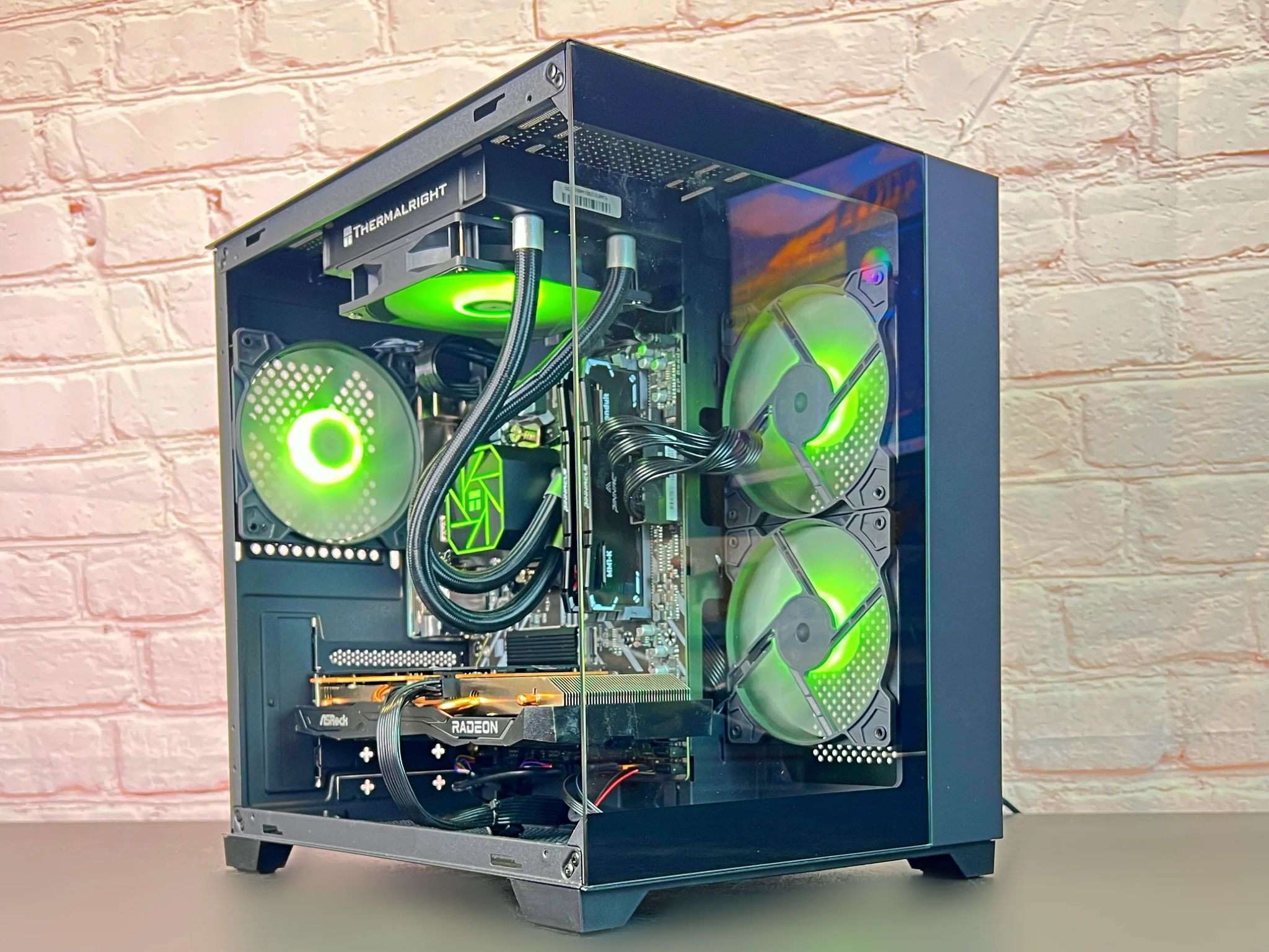 Liquid Cooled Ryzen 5 3600 RX 6600 16GB RAM 1TB M.2 Gaming/Streaming PC
