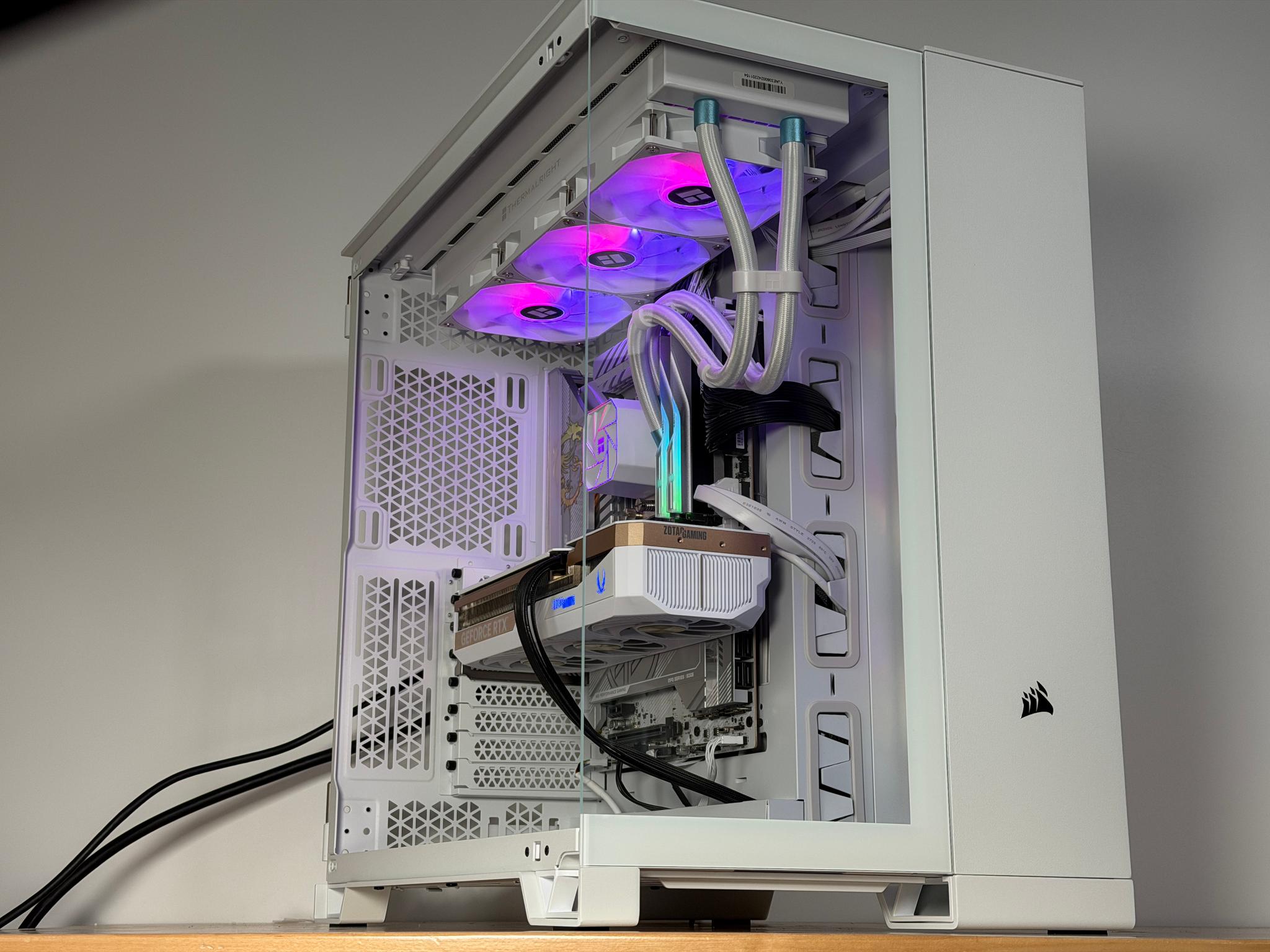 RTX 5070ti Intel Core Ultra 7 265kf All White Gaming PC
