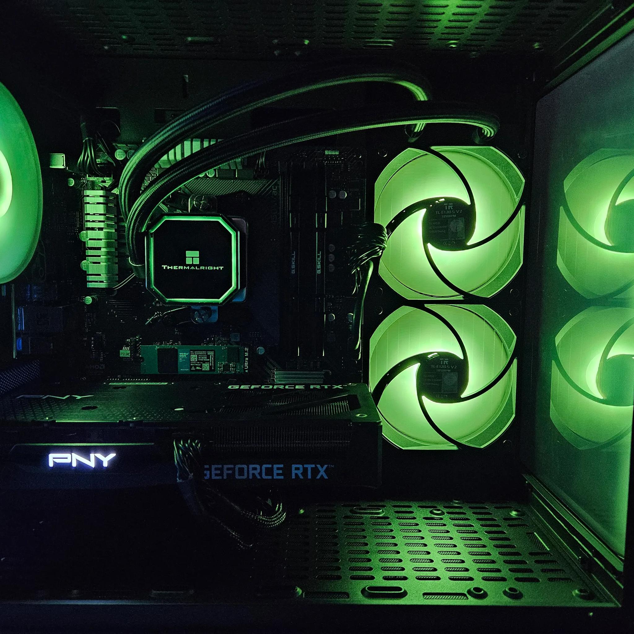 Budget Baller Liquid Cooled Gaming RIG Ryzen 5 5500 / 16GB / 512GB / RTX 3060