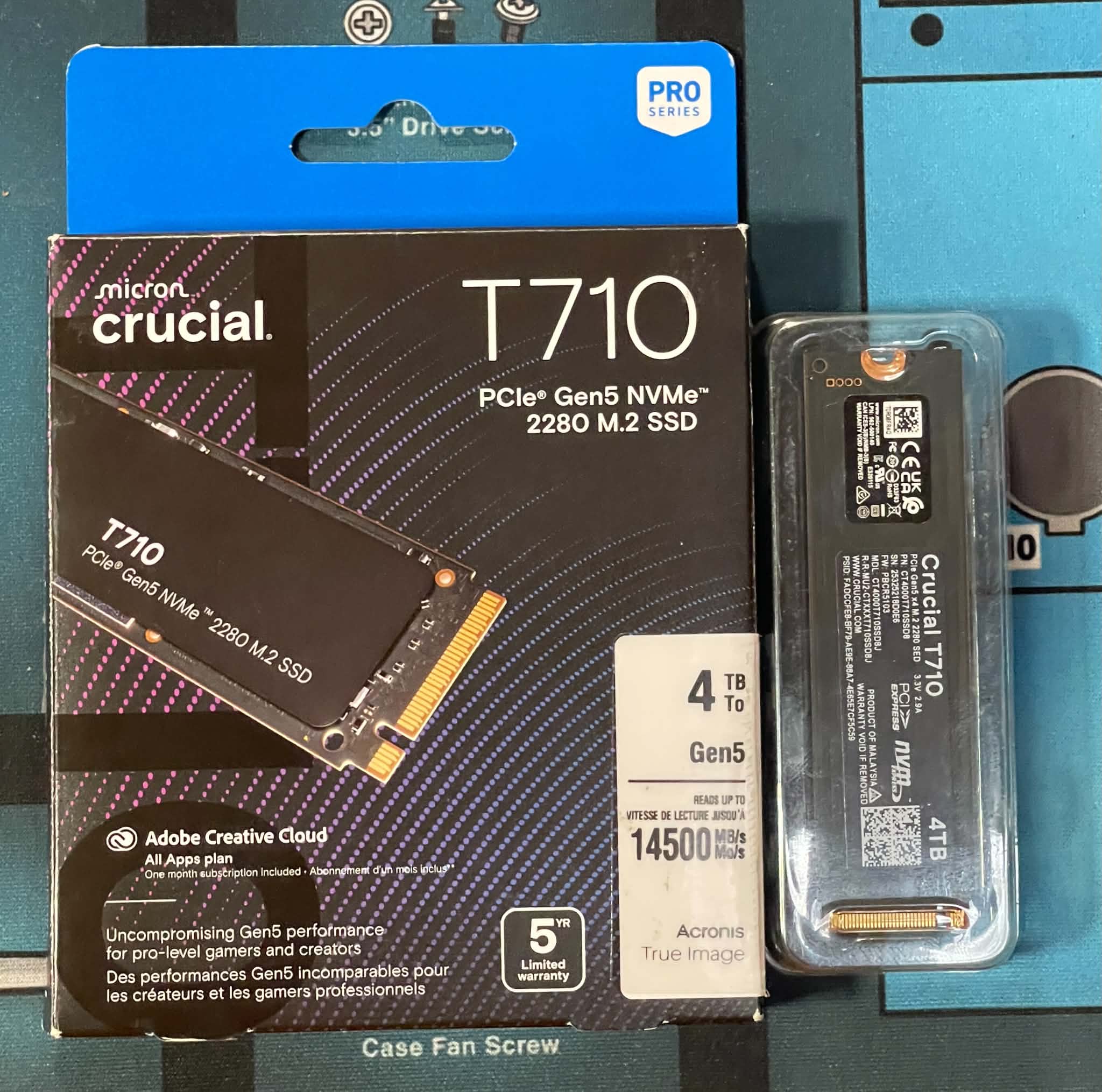 Crucial T710 4tb NVME