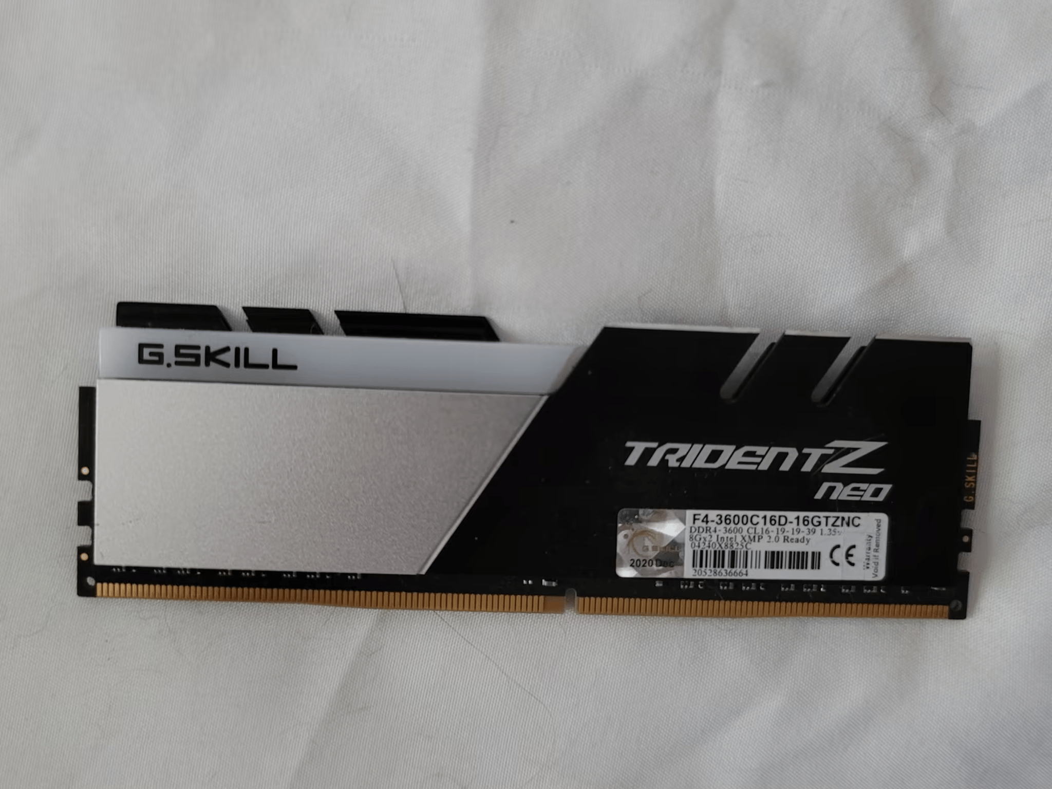 Trident Z Neo 16gbs 3600MHz CL16 RAM Great for Ryzen!