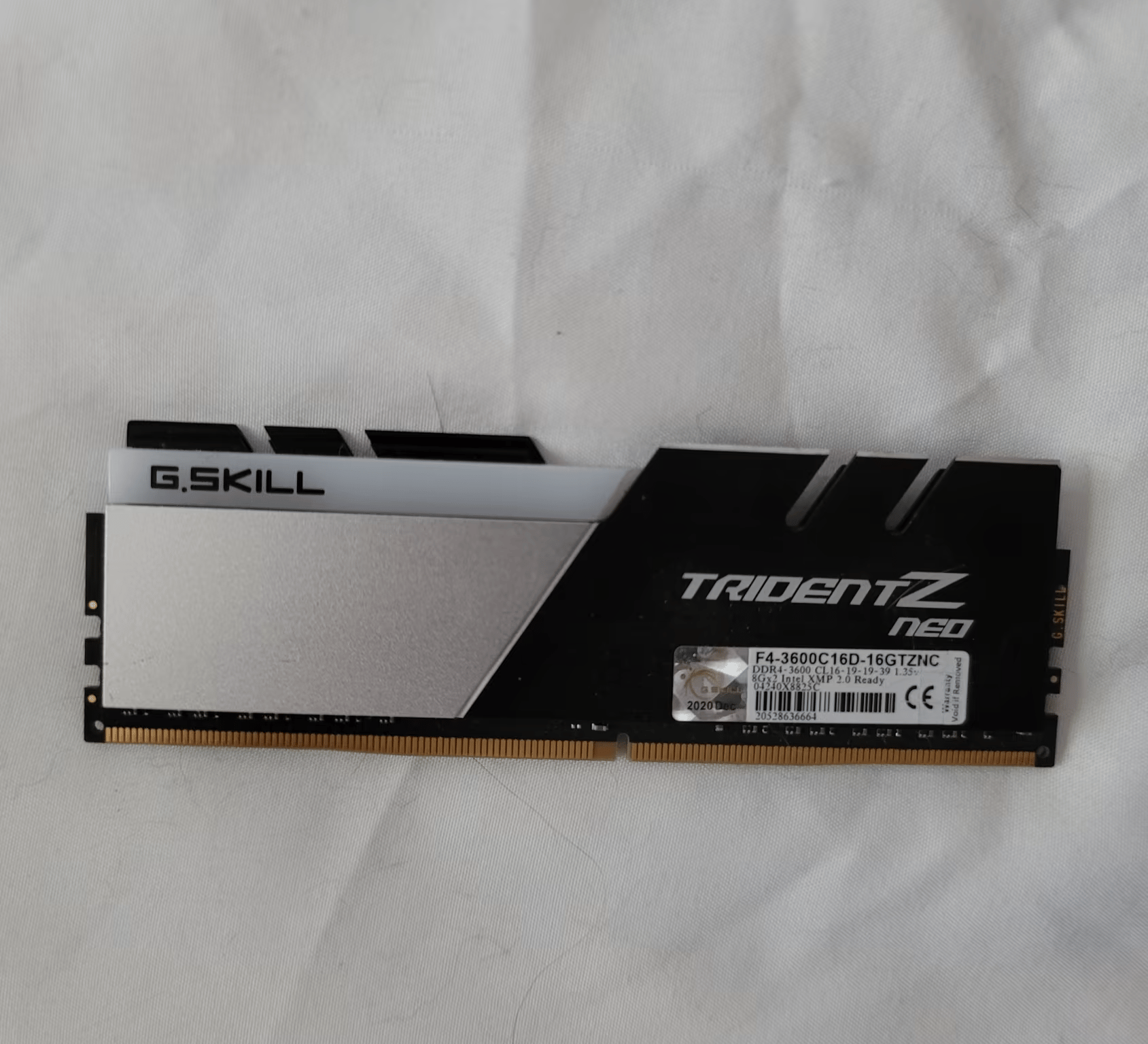 Trident Z Neo 16gbs 3600MHz CL16 RAM Great for Ryzen!