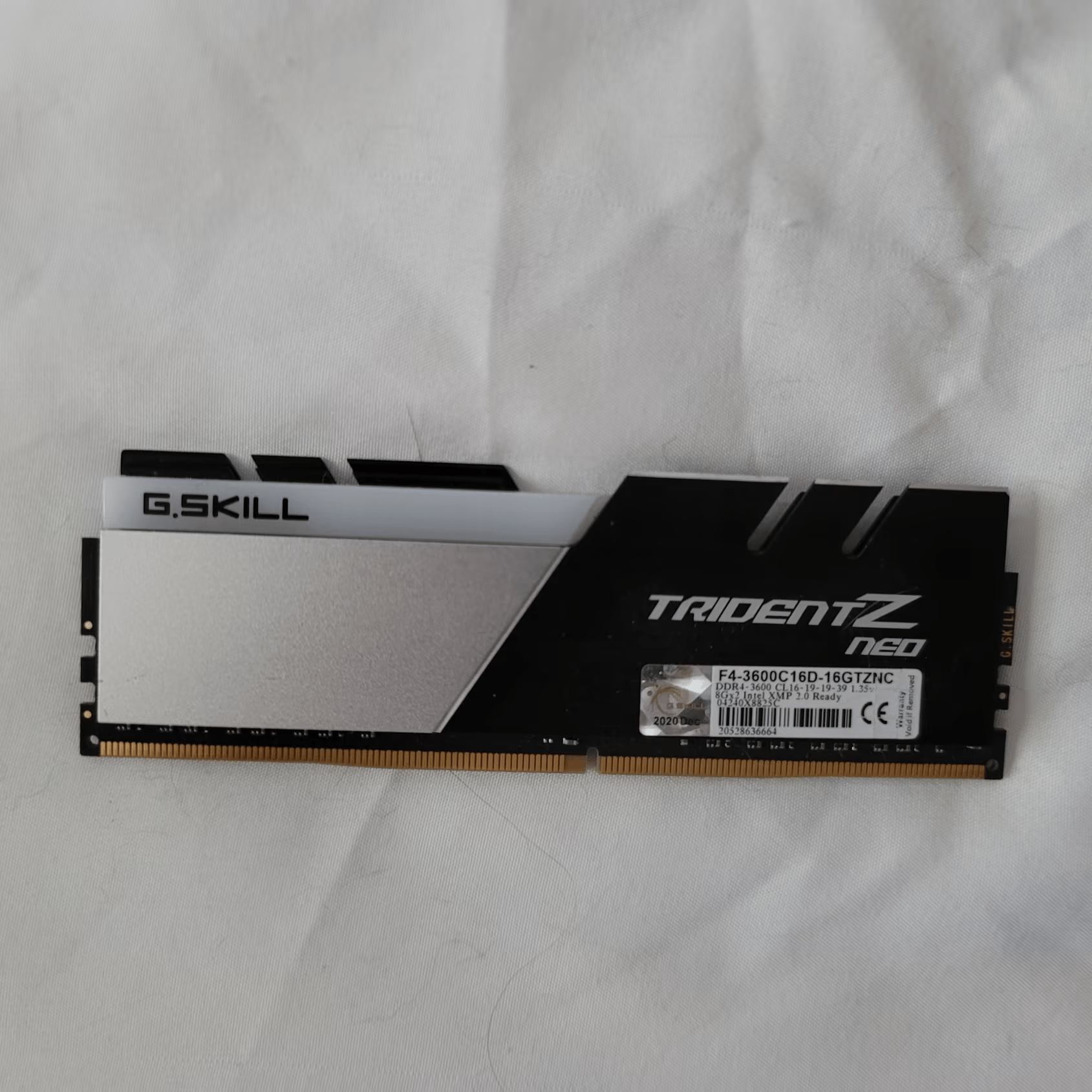 Trident Z Neo 16gbs 3600MHz CL16 RAM Great for Ryzen!