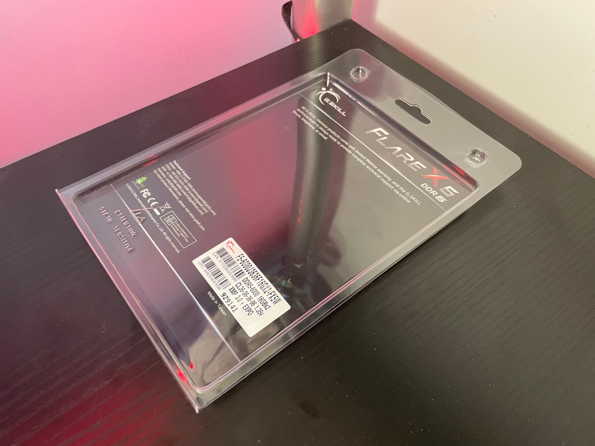 G.Skill Flare X5 32gb DDR5 6000MT/s CL36 White