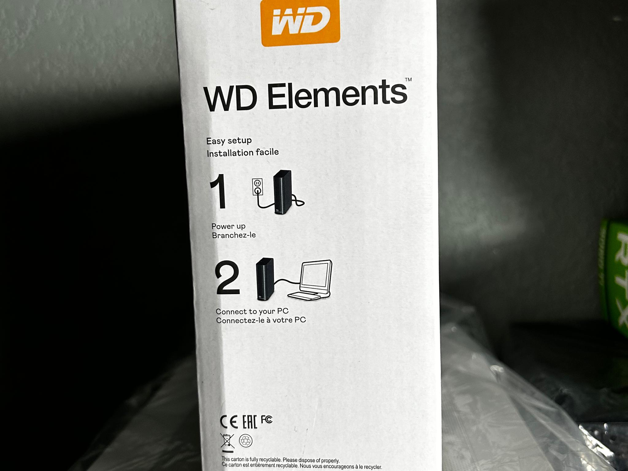 WD 10TB Elements Desktop External Hard Drive