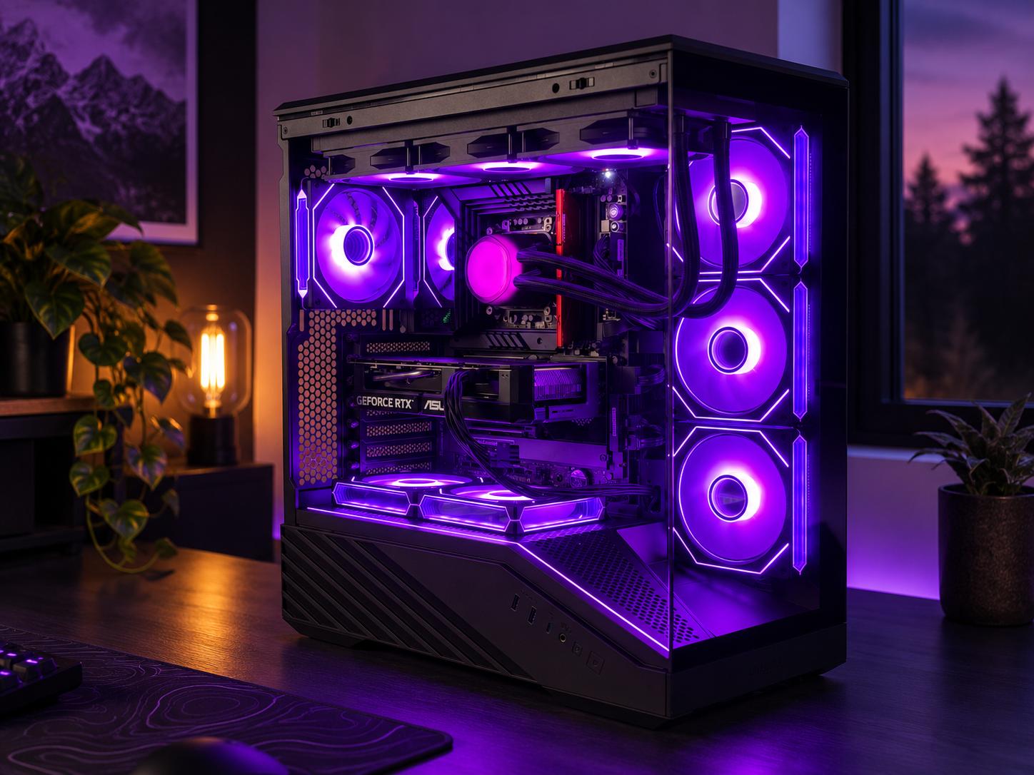 🔮 HAZE V2 Gaming PC | RTX 5060 Ti 16GB | I9-12900K | 16GB DDR5 | 1.7TB TOTAL | WiFi+BT | FREE SHIP