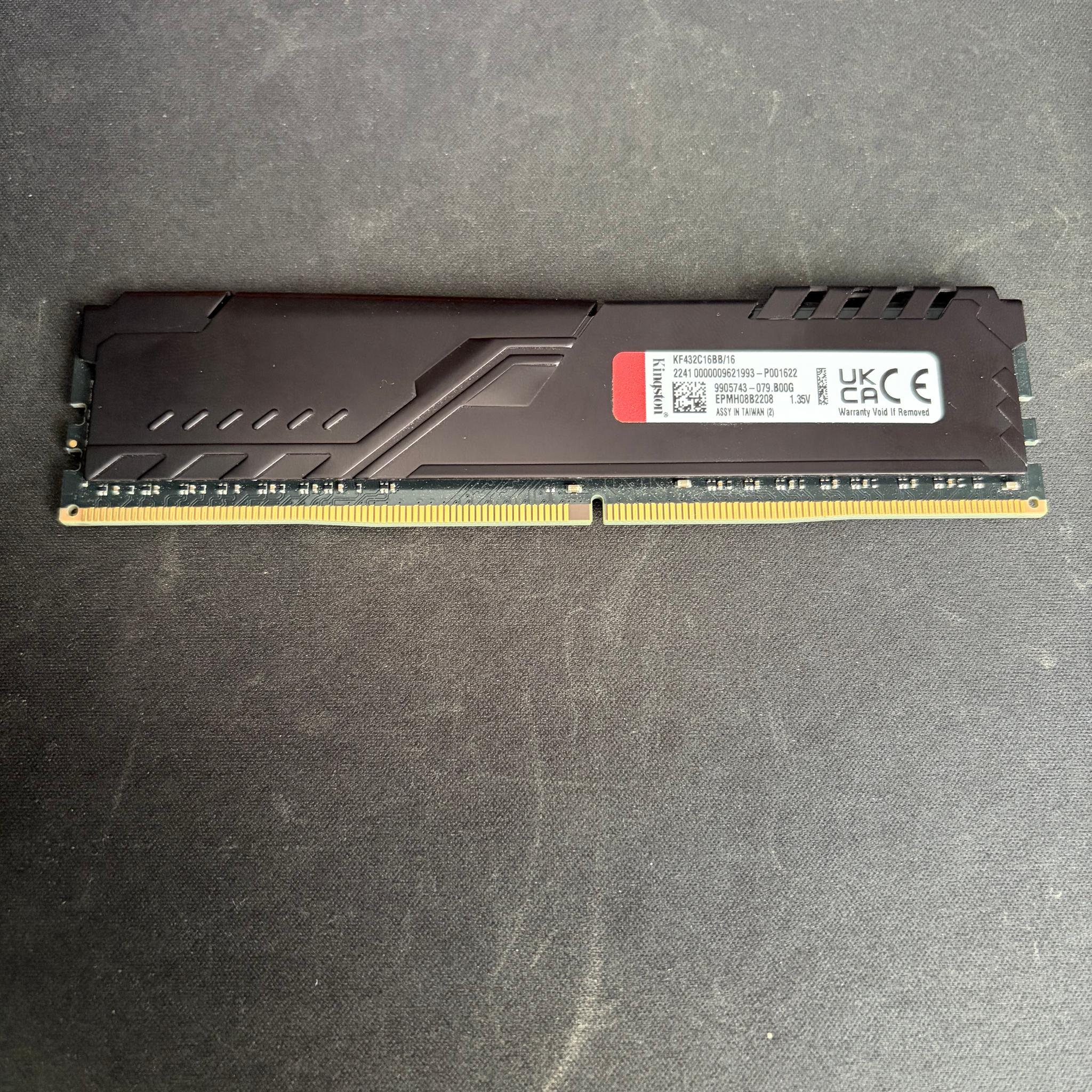 Kingston Fury Beast 16GB 3200MHz DDR4 RAM