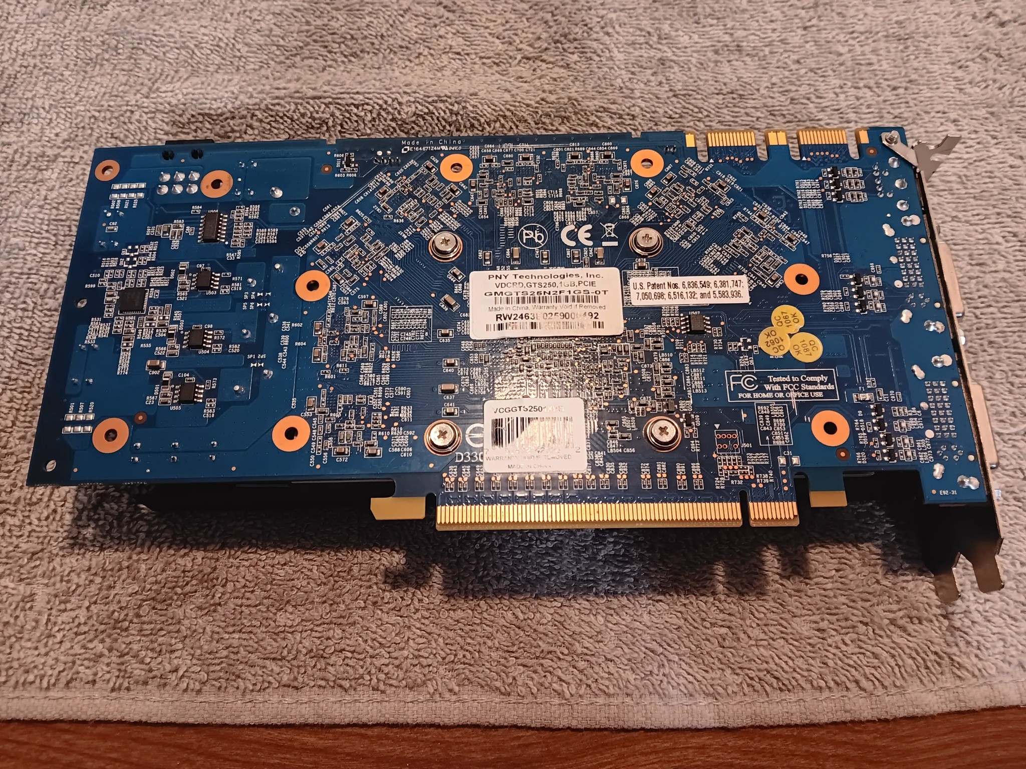 PNY Nvidia GeForce XLR8 GTS-250 1GB Graphics card IOB