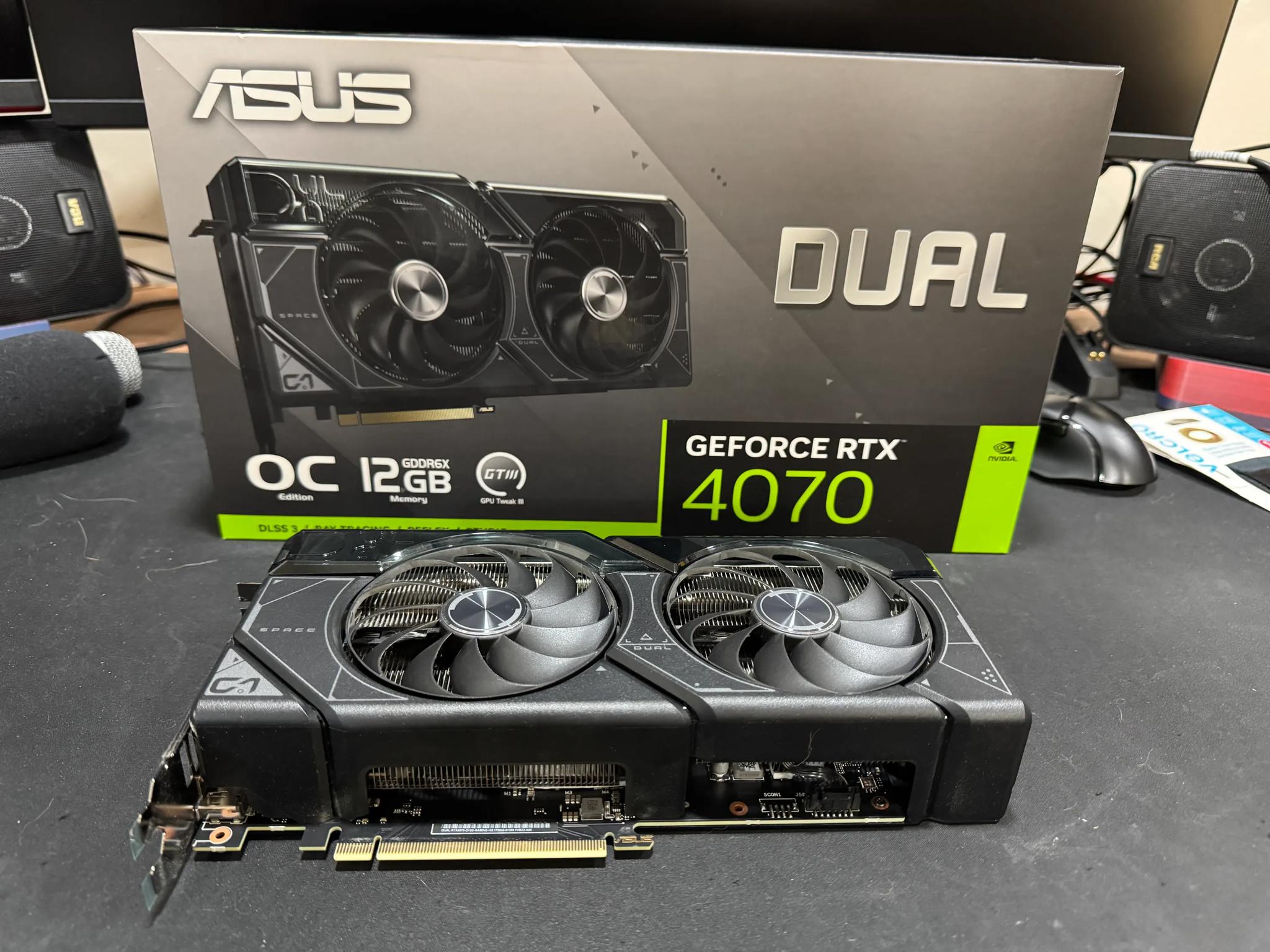Asus Dual GeForce RTX 4070 12GB GDDR6X VRAM Graphics Card - (DUAL-RTX4070-O12G)