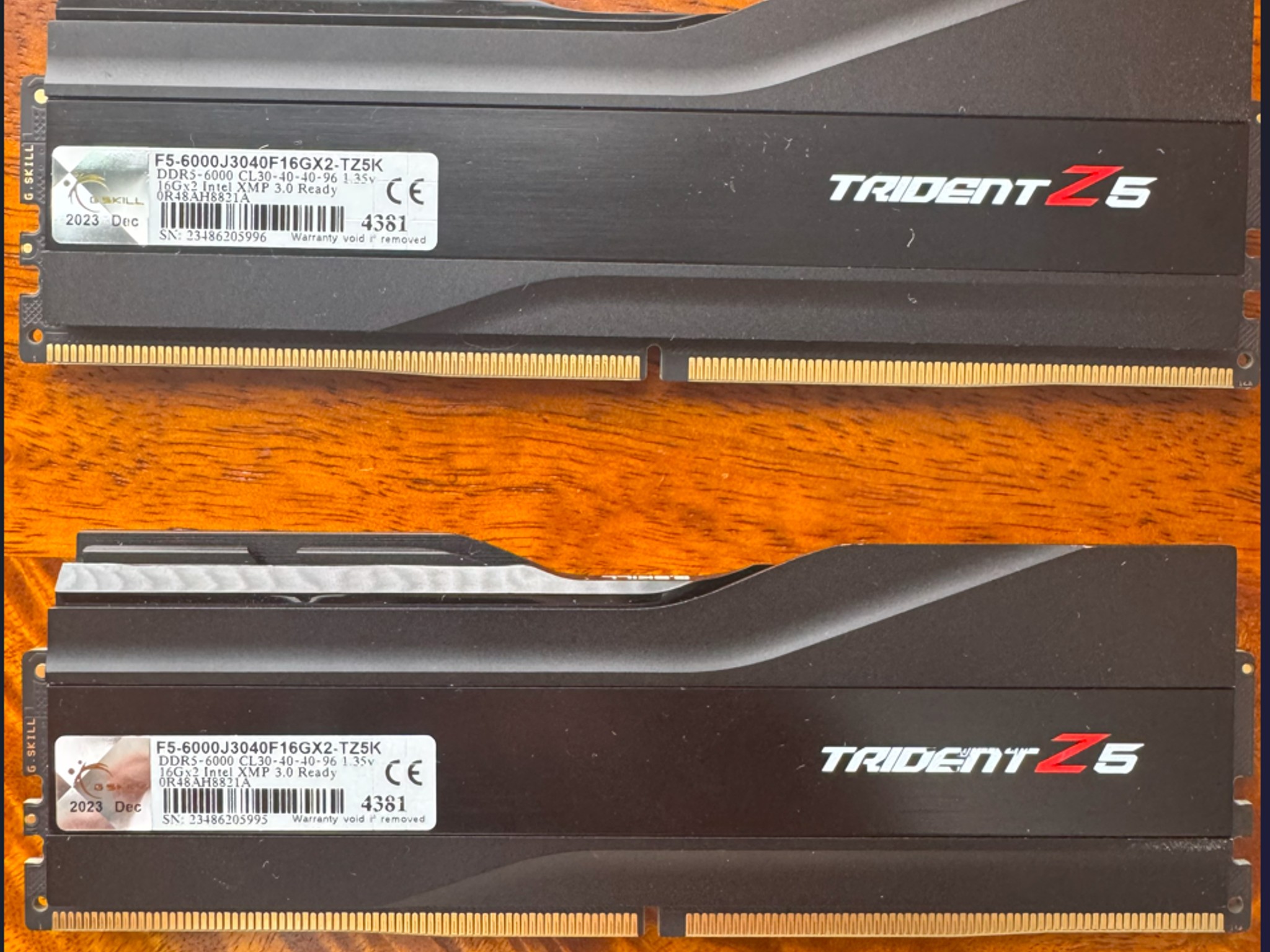 G.Skill Trident Z5 DDR5 2x16GB 6000MHz Black