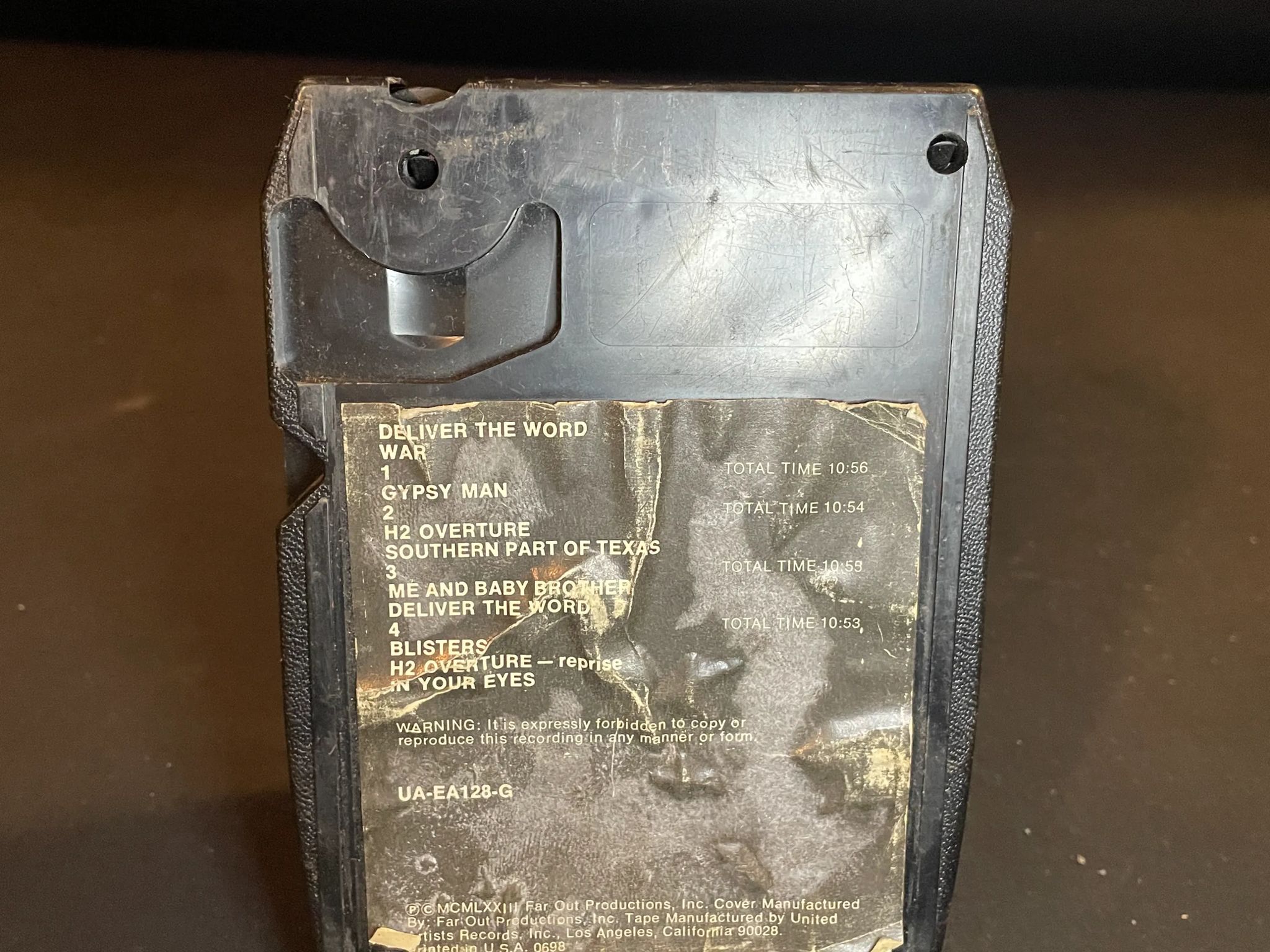 Deliver the word war 8-track