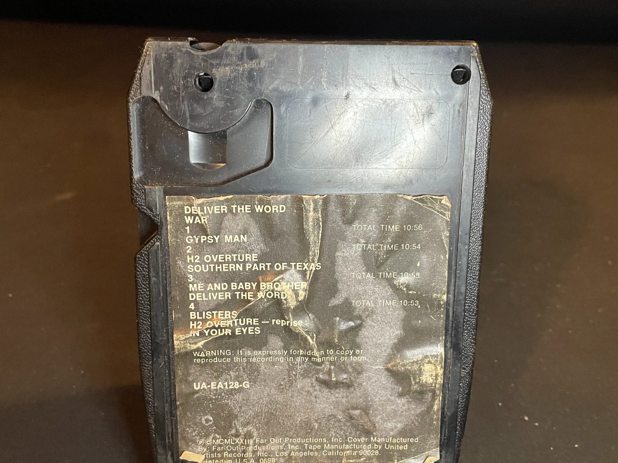 Deliver the word war 8-track