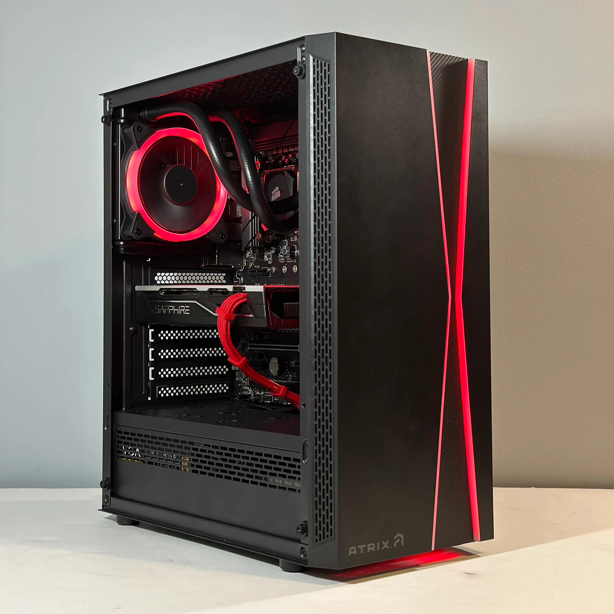 RX 590 8GB | Intel Xeon E3-1270 V6 | 32GB RAM | 500GB SSD | Custom Gaming PC WIFI WIN10