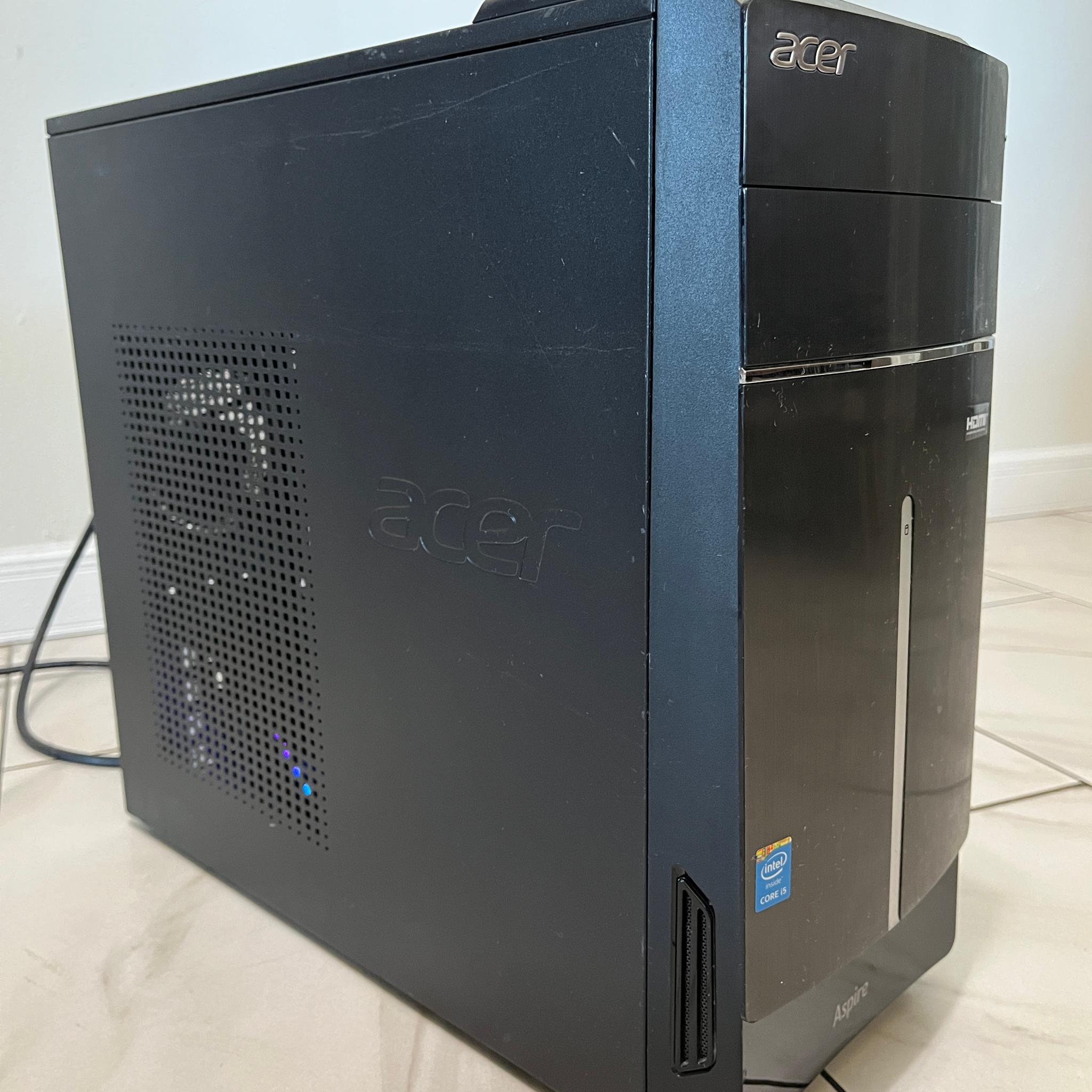 NVIDIA RTX 2070, Intel Core i3-12100, 16GB RAM, 512GB M.2 SSD - Sleeper Gaming PC w/ Wi-Fi & BT