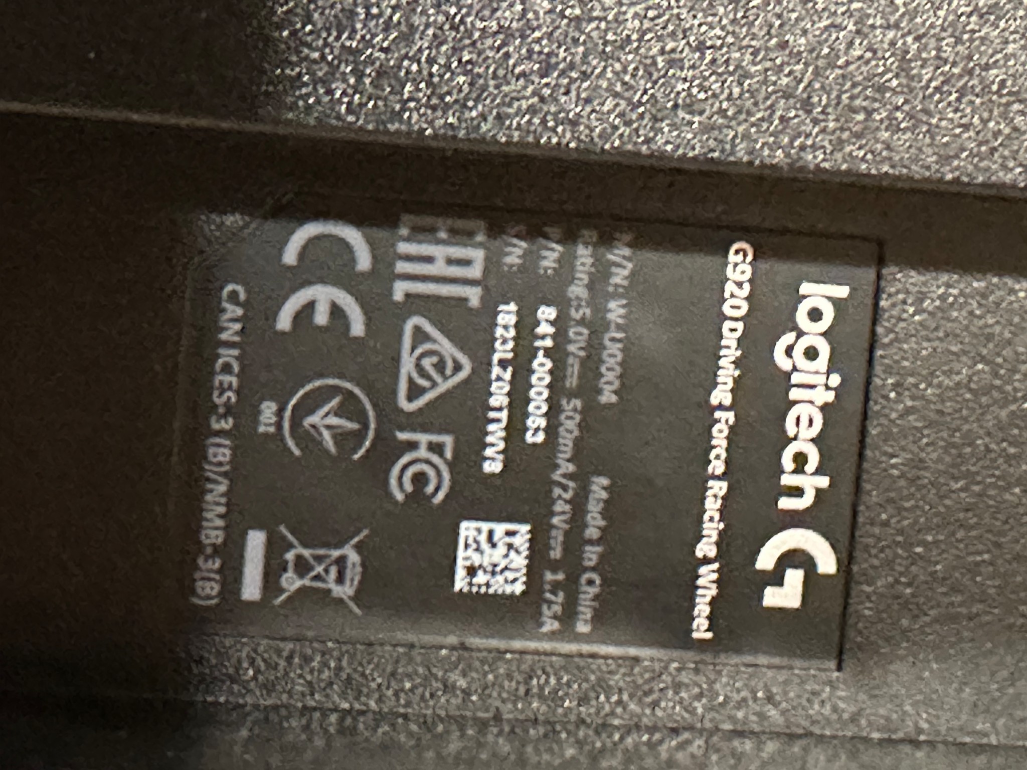 Logitech G920 Driving Force Racing Wheel with Shifter Excellent Condition