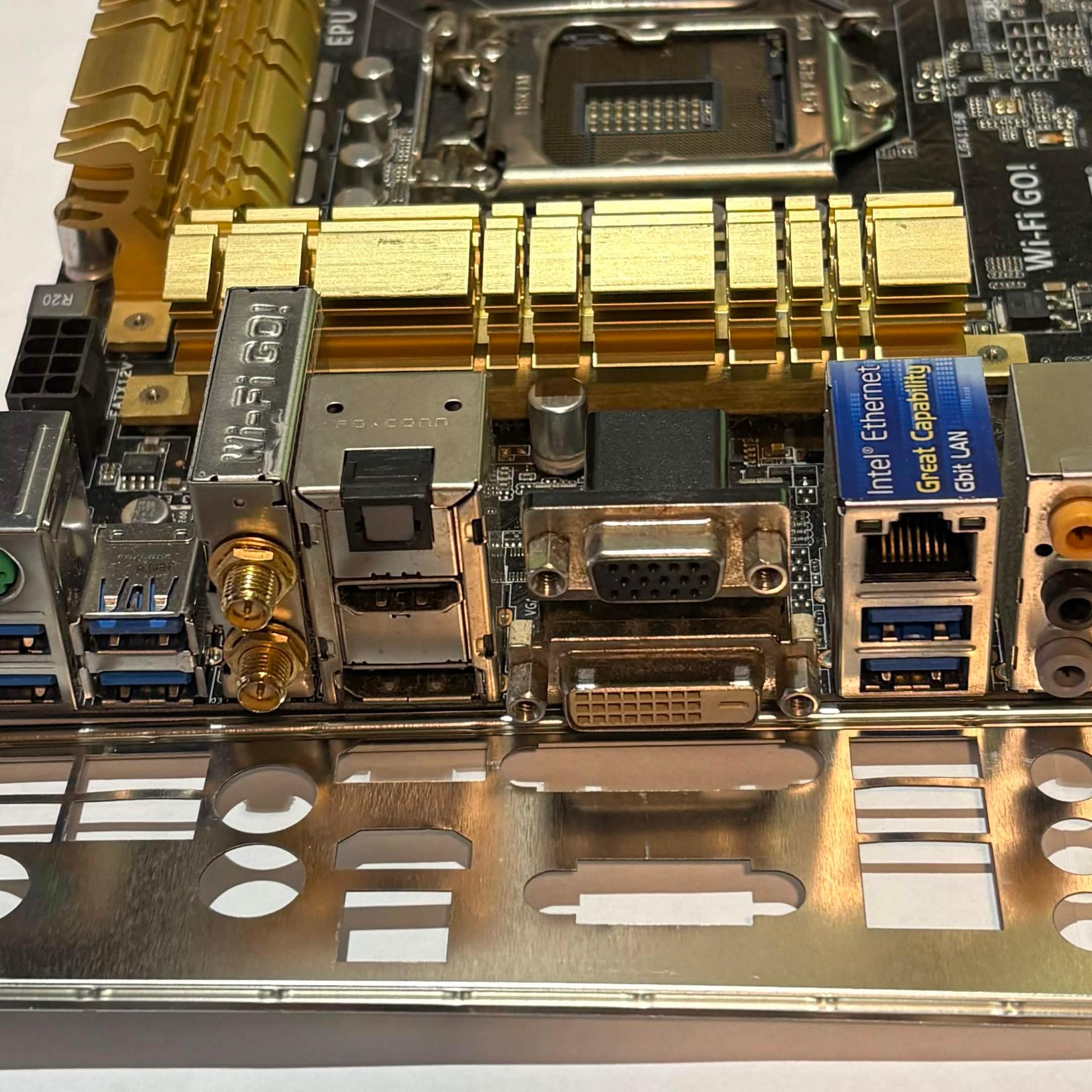 ASUS Z87-PRO LGA1150 Motherboard – Wi-Fi GO! – DDR3 – Tested Working – I/O Shield Included