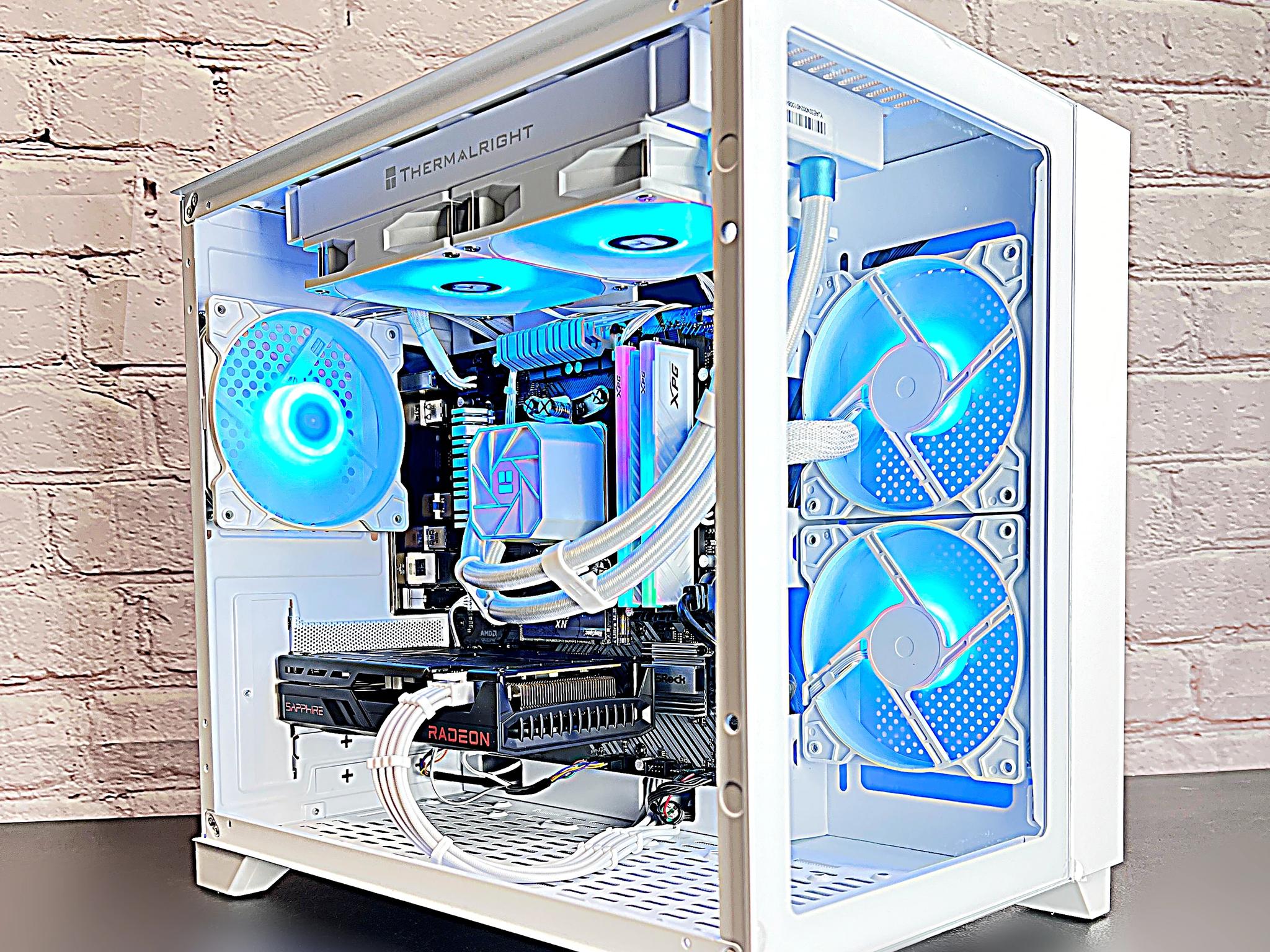 Ryzen 5 3600 RX 6600 16GB RAM 1TB M.2 Liquid Cooled Gaming PC