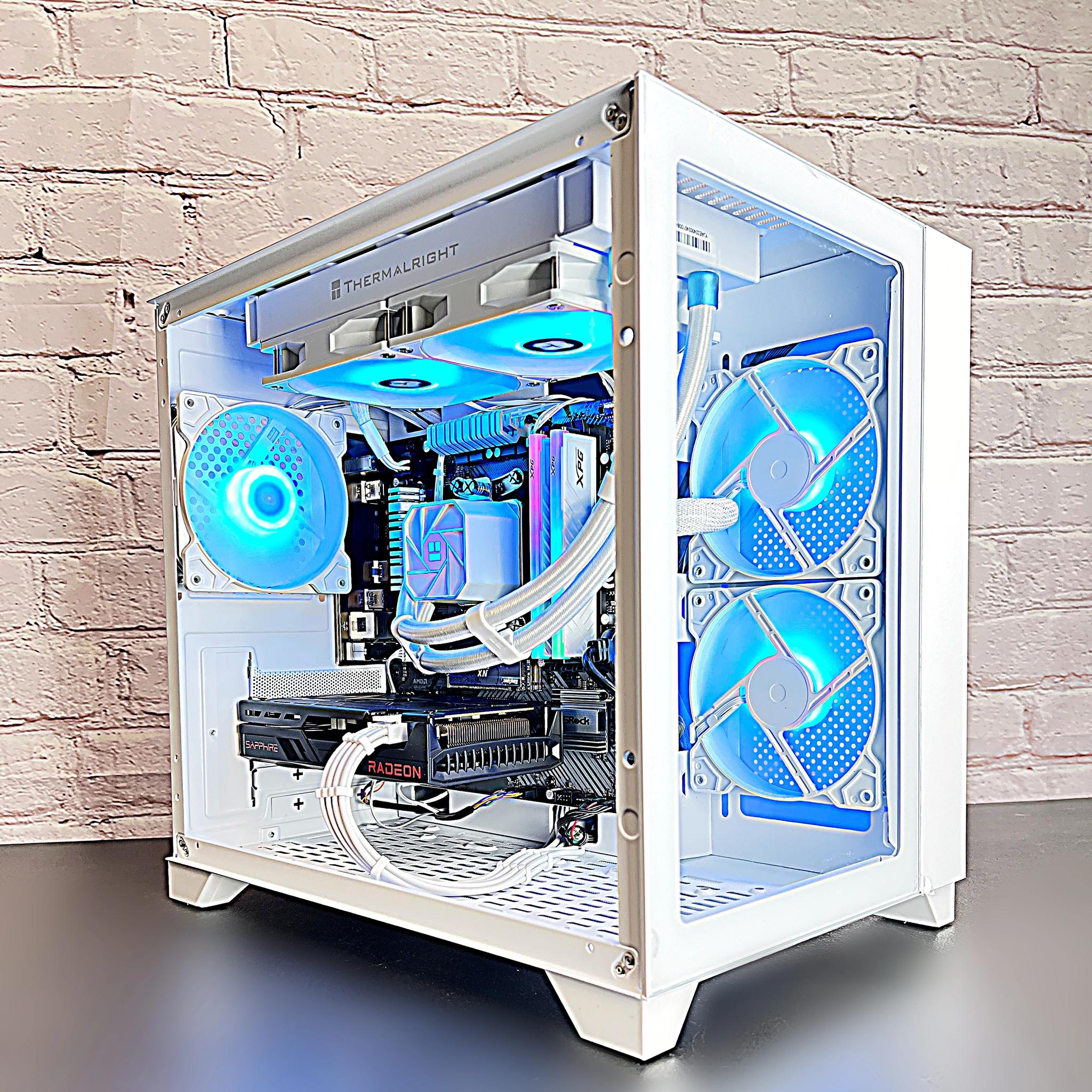 Ryzen 5 3600 RX 6600 16GB RAM 1TB M.2 Liquid Cooled Gaming PC