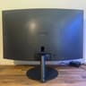 Samsung - T55 27" Curved Monitor, 1080P, 75hz, LC27T550FDNXZA
