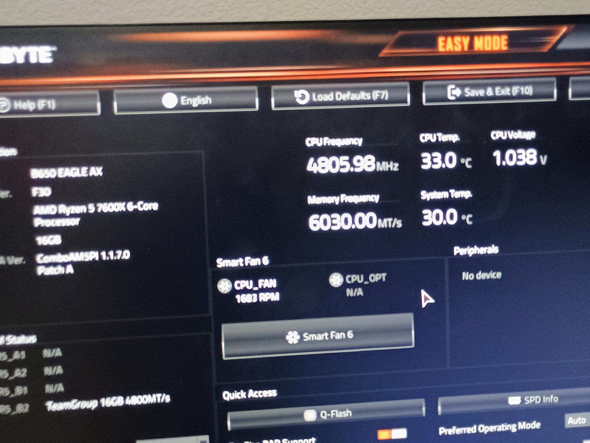Motherboard + CPU Bundle - Ryzen 5 7600X, GigaByte B650 Eagle AX