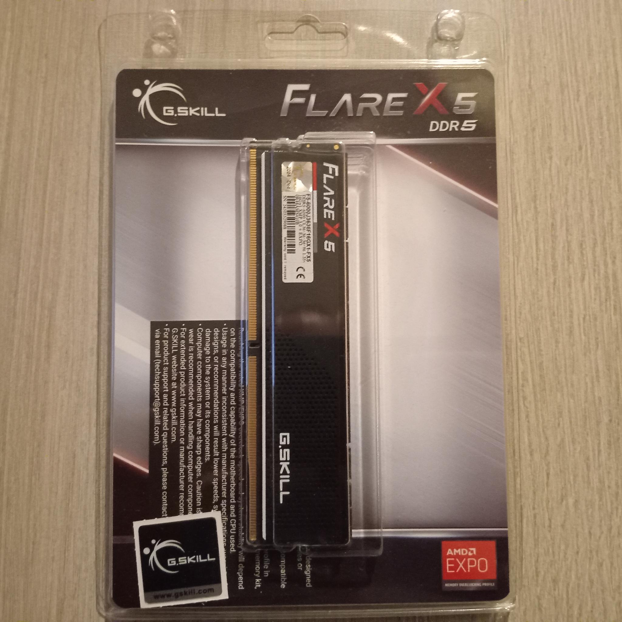 G. Skill 16GB DDR5-6000 CL36