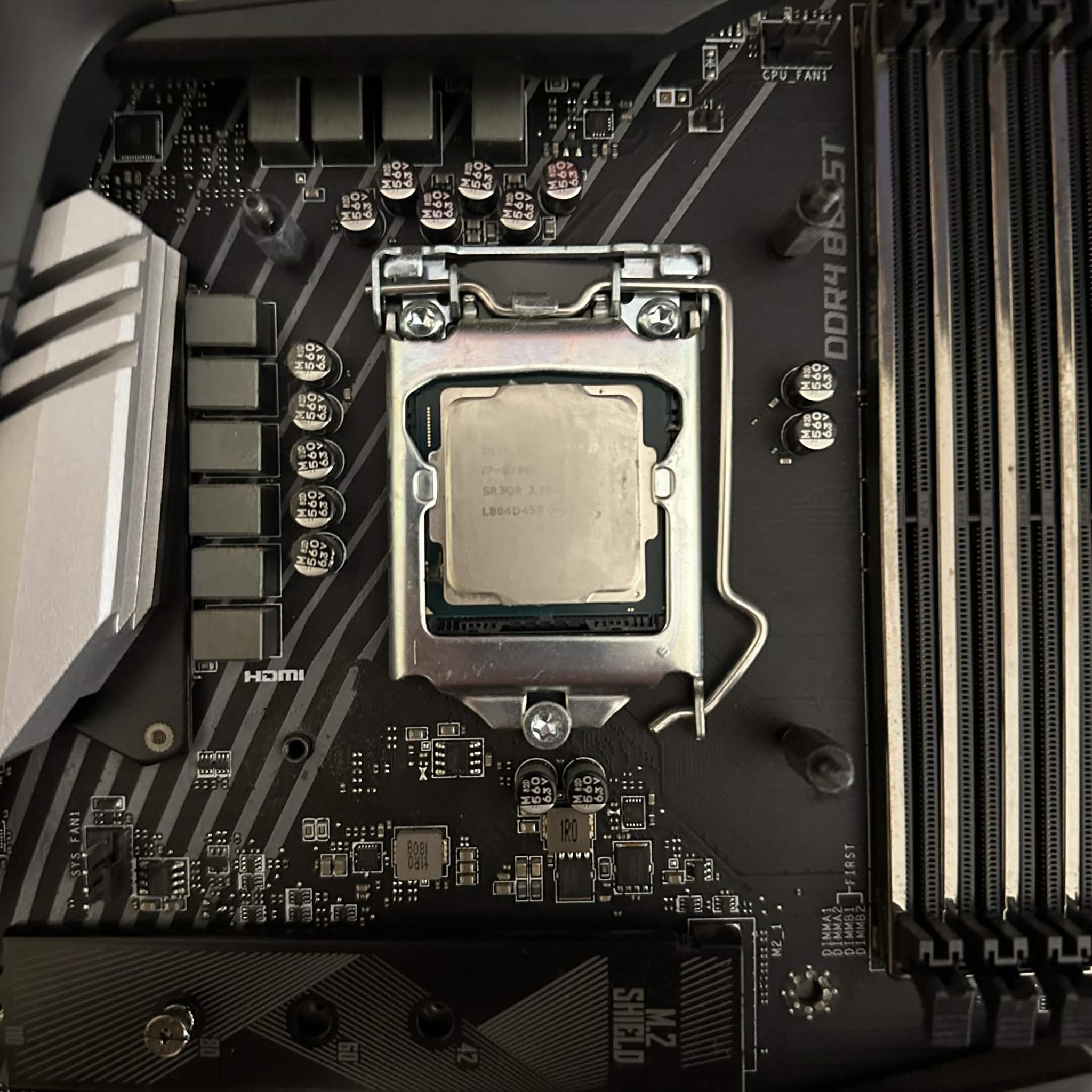 Intel Core i7-8700K CPU + Z370 Motherboard Combo – LGA 1151