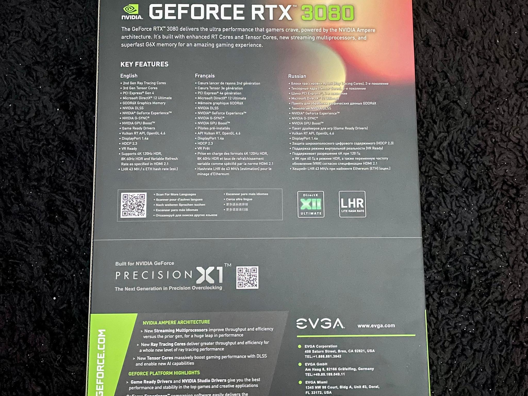 Copy of Rtx 3080 evga