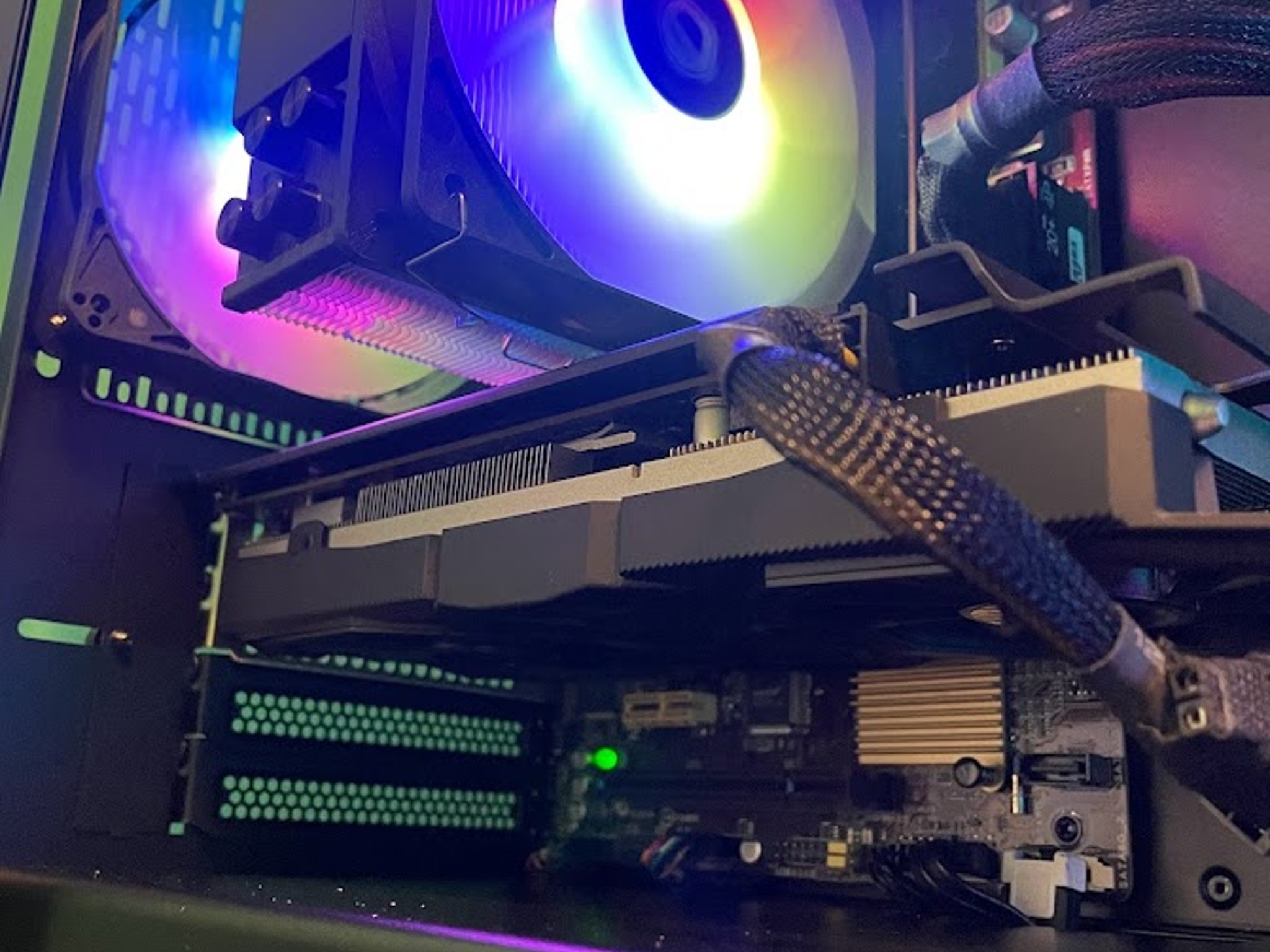 RGB Black Gaming PC| Intel i5 / Amd RX580 / 8GB / 128GB Ssd + 500GB Win 10 Pro WiFi