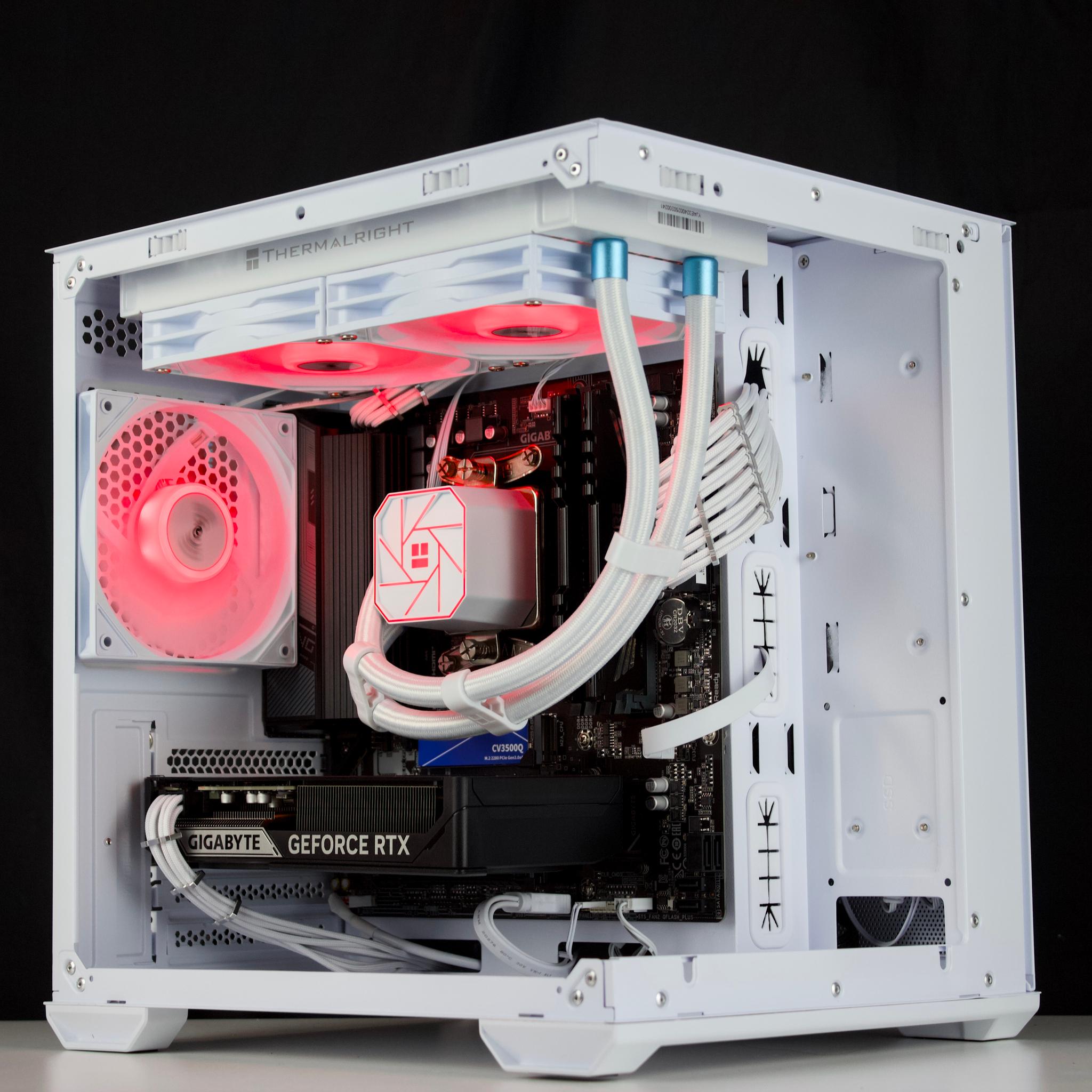 🧊❄️🧊 White Gaming PC – RTX 5060 TI, Ryzen 7 5700X, 32GB RAM, 1TB SSD - WiFi, BlueTooth 🧊❄️🧊