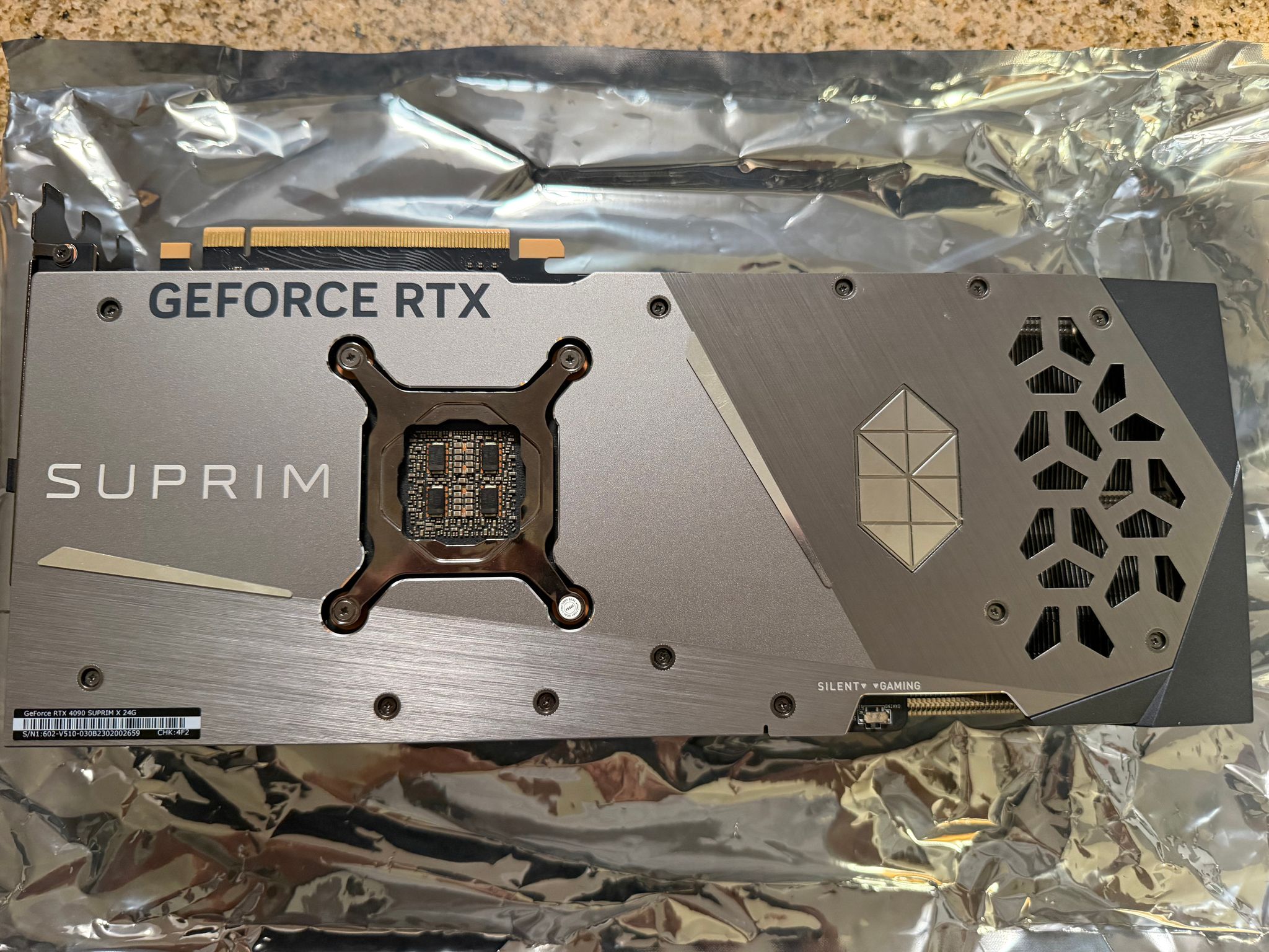 MSI GeForce RTX 4090 SUPRIM X 24G Triple-Fan 24GB GDDR6X PCIe 4.0 Graphics Card
