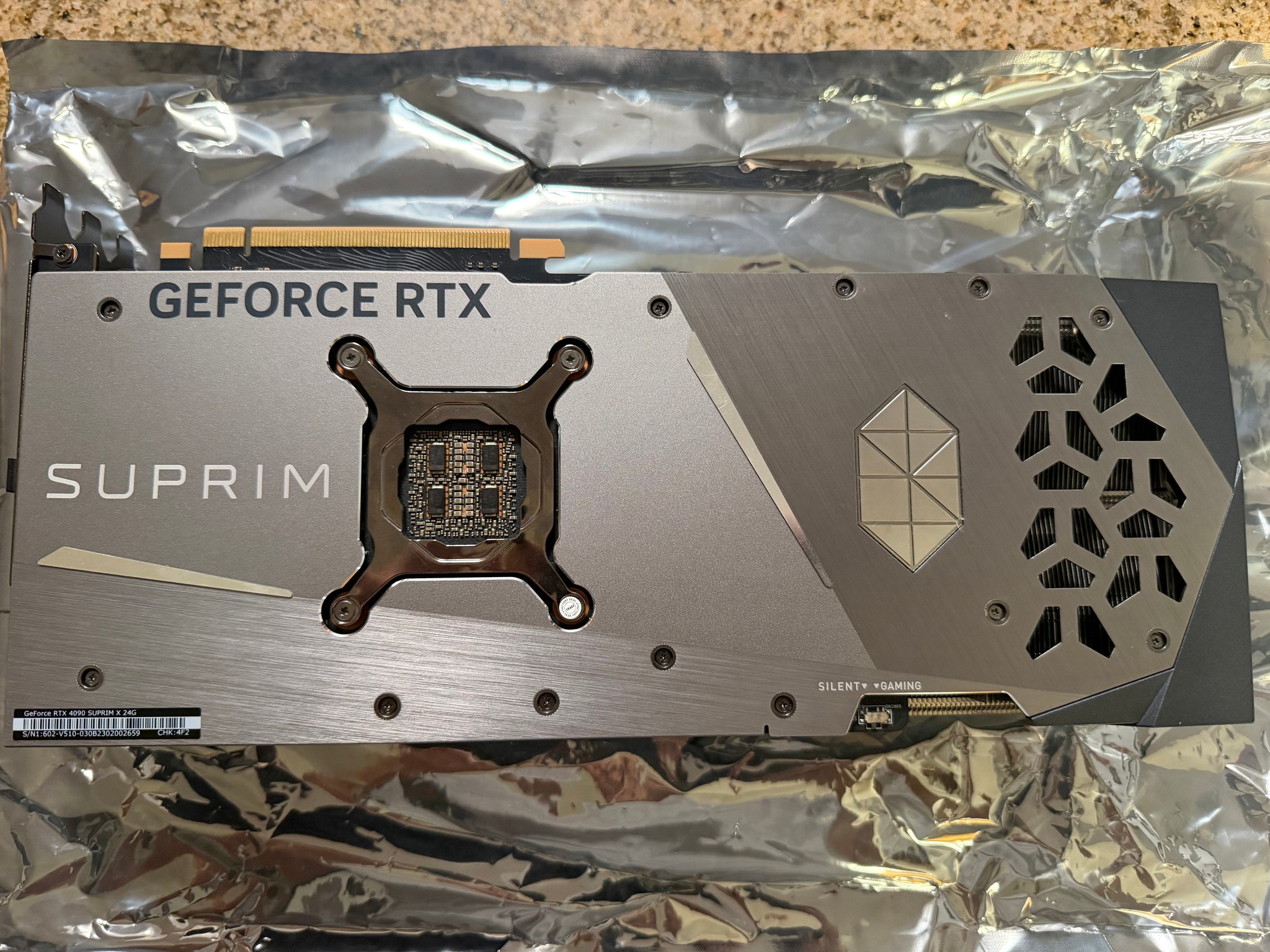 MSI GeForce RTX 4090 SUPRIM X 24G Triple-Fan 24GB GDDR6X PCIe 4.0 Graphics Card