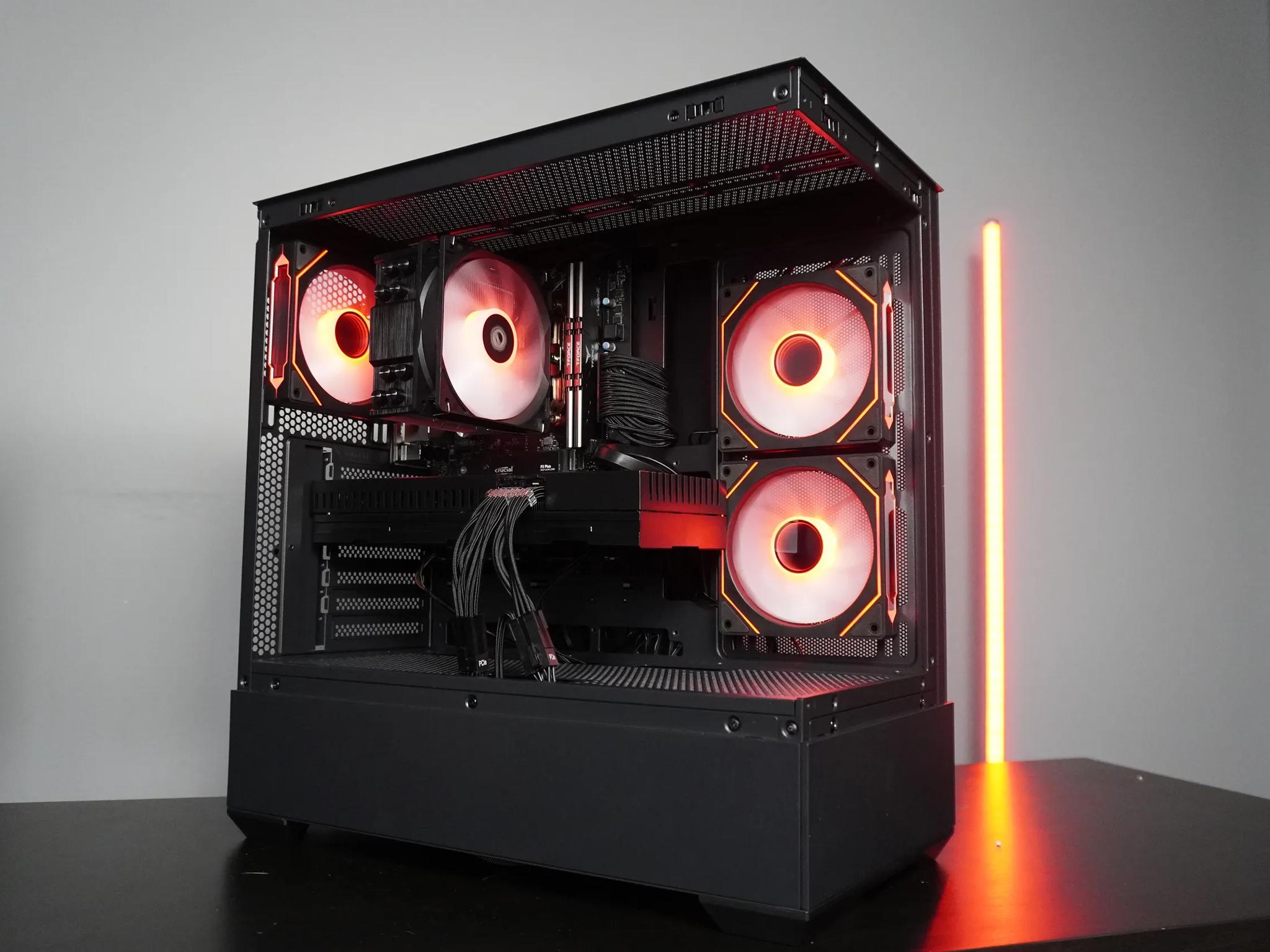 🖤Stealth🖤 1440p/1080p Value for 💲 PC |  🧡RX 5700XT 🧡Ryzen 5 5600 | 16GB RAM 💪| 1TB NVME 🔥