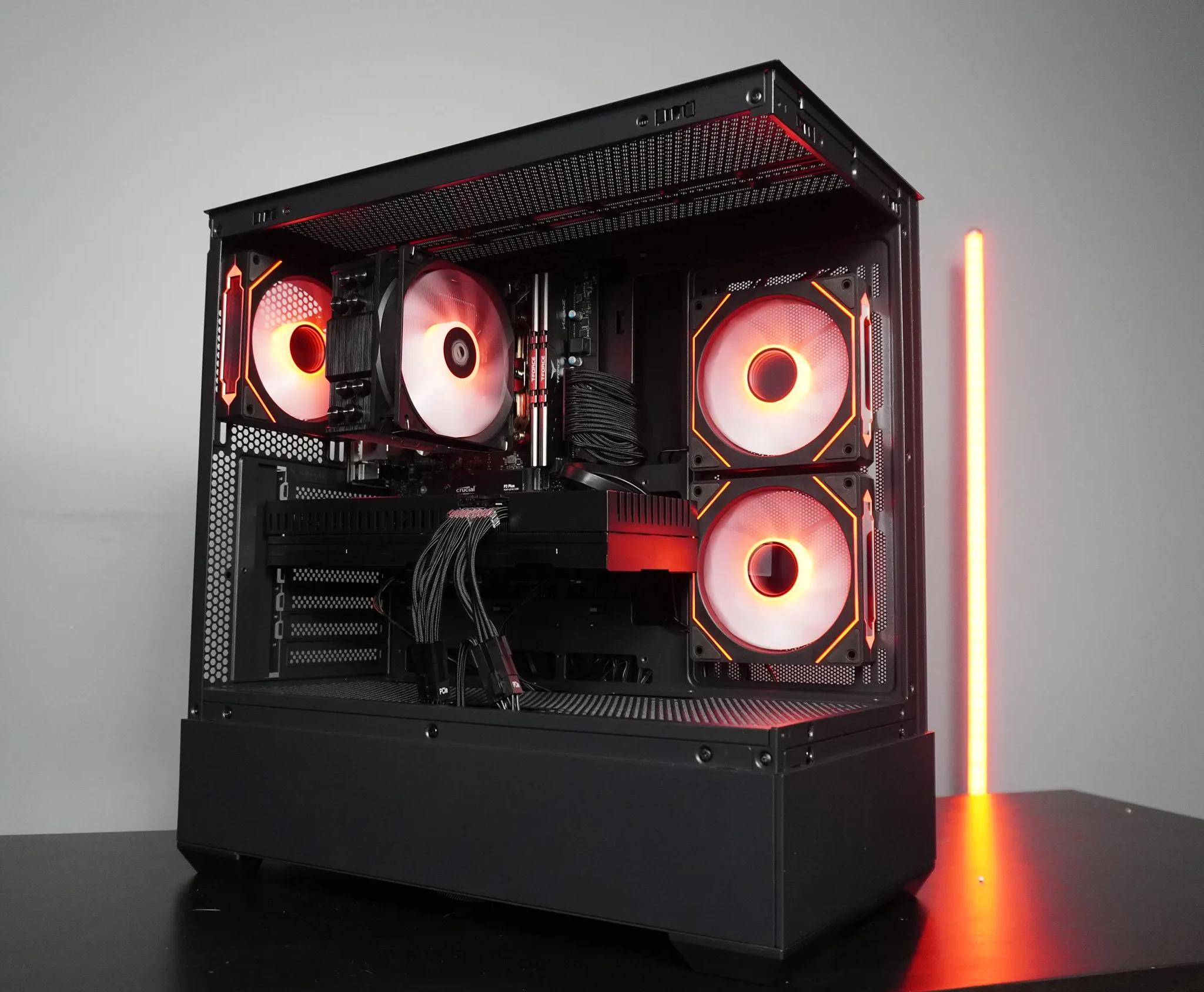 🖤Stealth🖤 1440p/1080p Value for 💲 PC |  🧡RX 5700XT 🧡Ryzen 5 5600 | 16GB RAM 💪| 1TB NVME 🔥