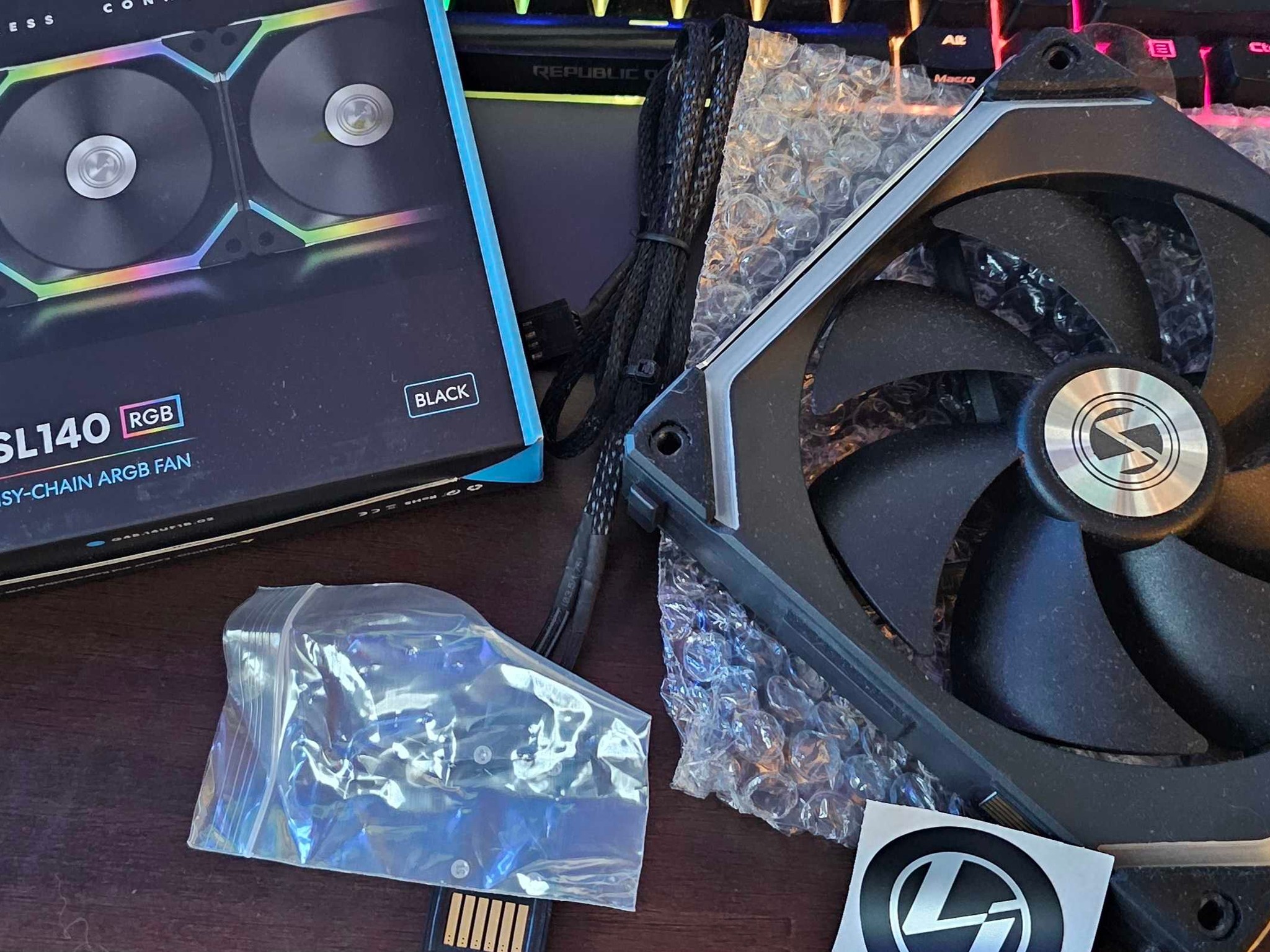 Lian-Li SL140 Unifan Black, single