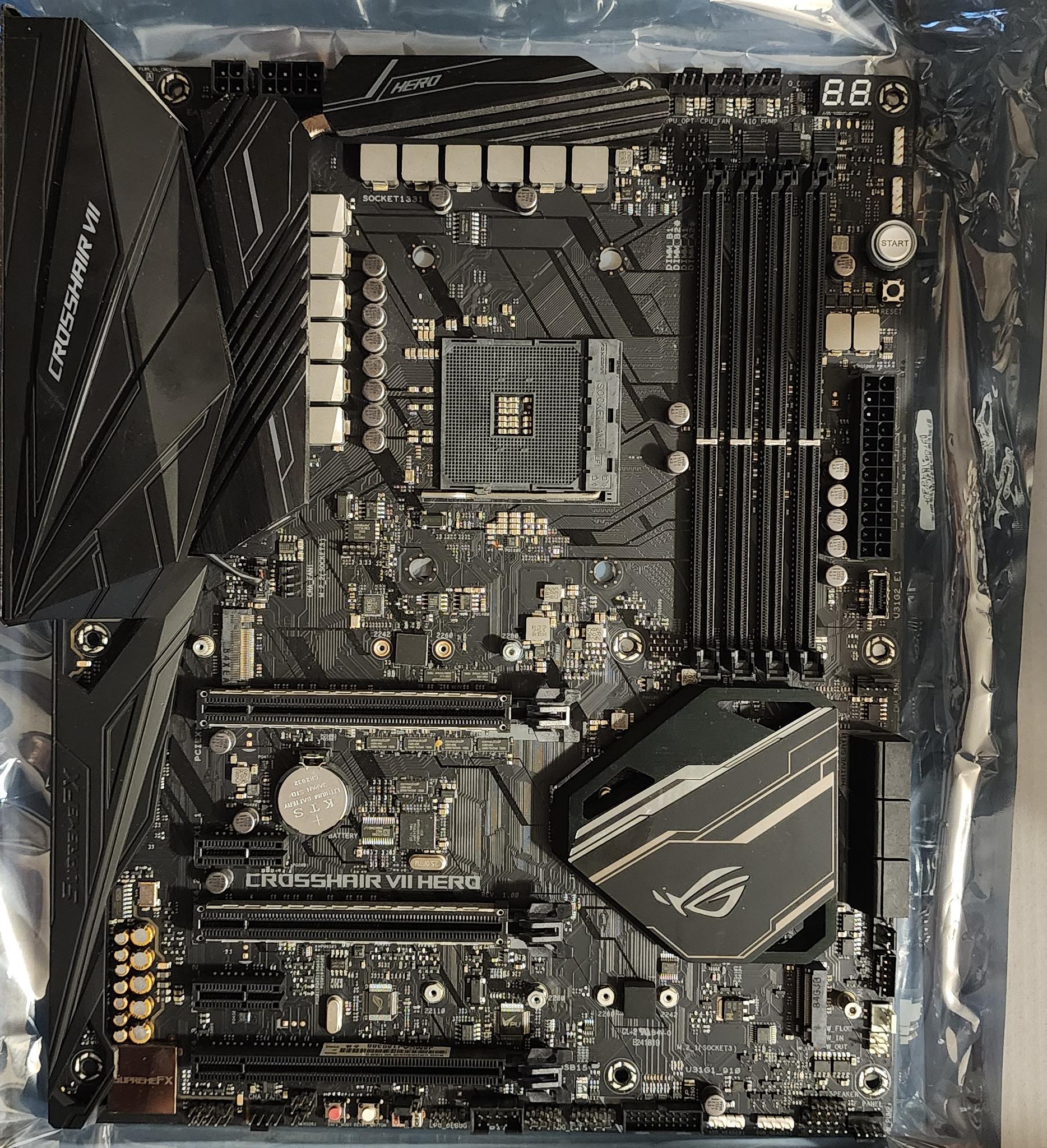 AMD Ryzen 9 5900X + ASUS Crosshair VII Hero + 64GB G.Skill DDR4-3200 Bundle