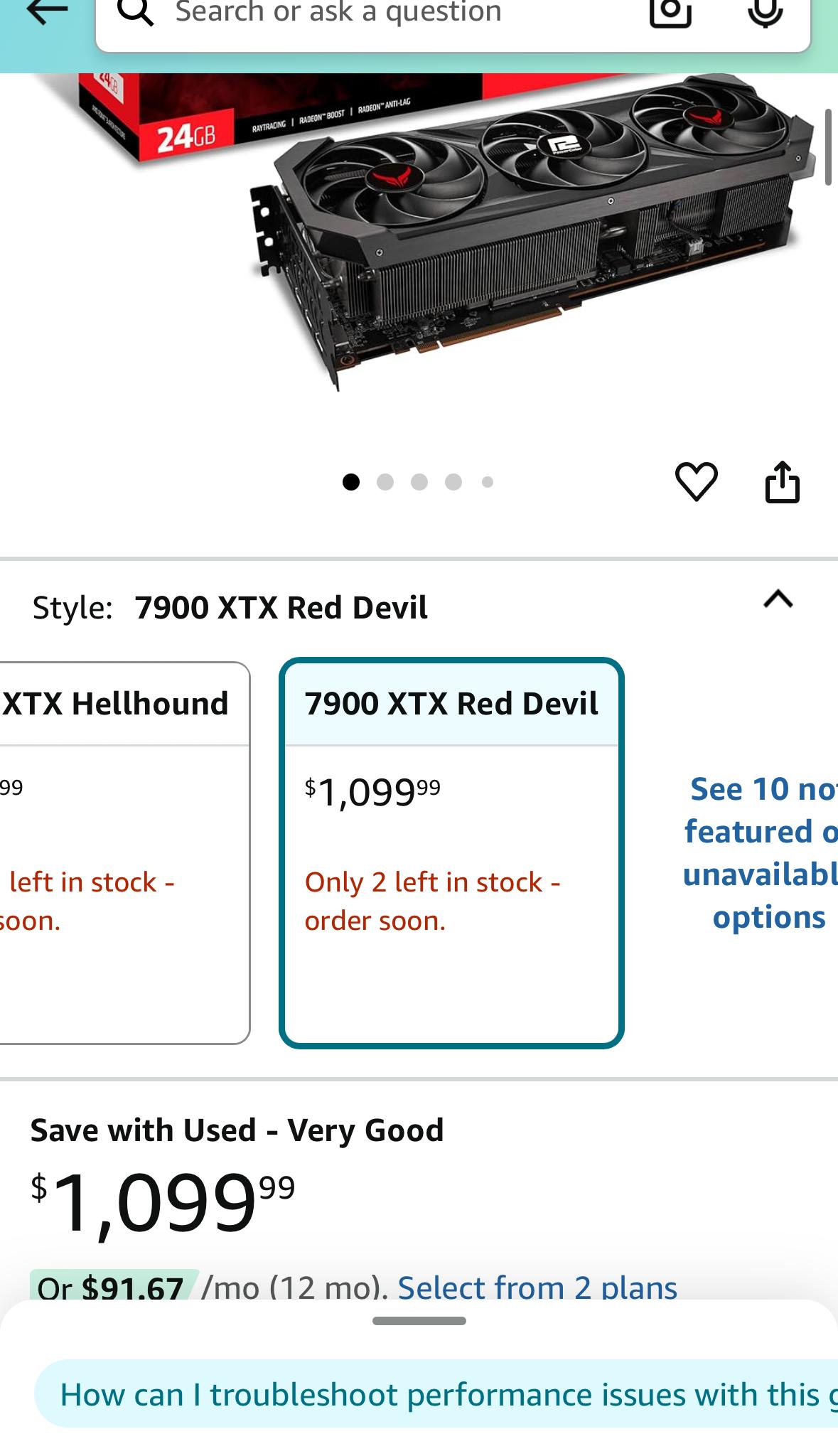 PowerColor AMD Radeon RX 7900 XTX 24GB