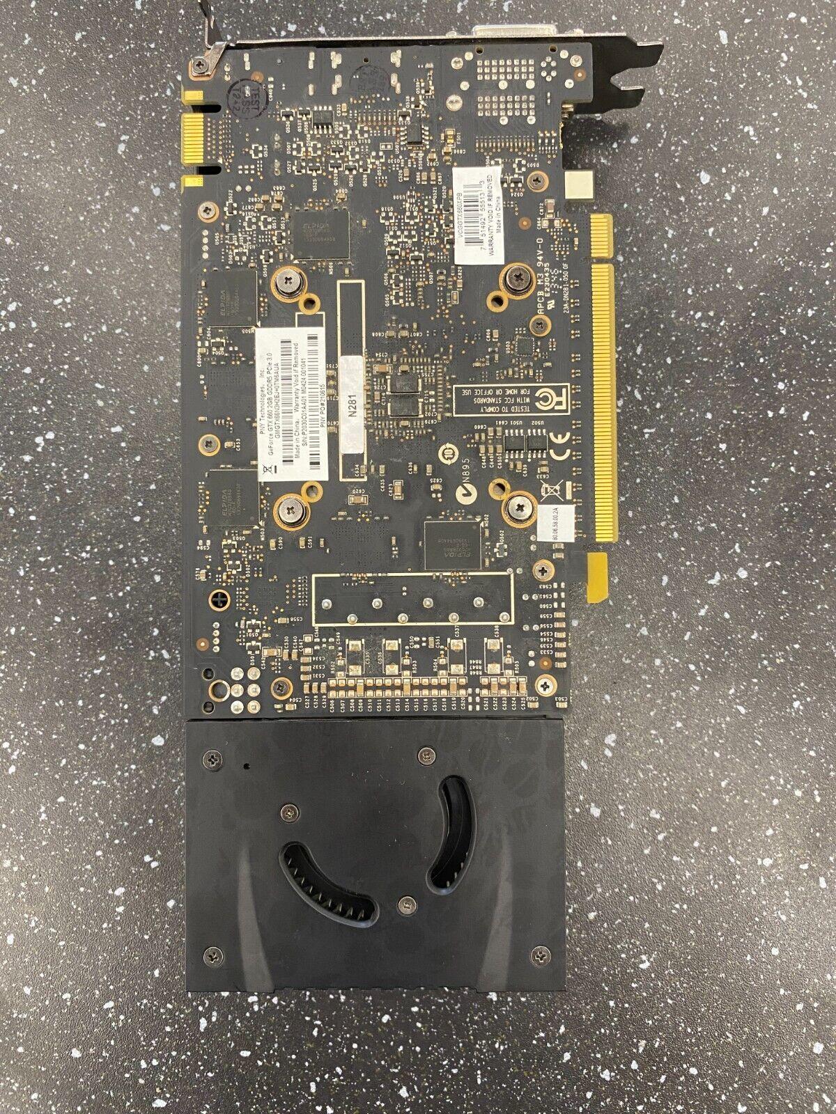 *B GRADE* PNY GeForce GTX 660 XLR8 2GB GDDR5 Graphics Card -DisplayPort HDMI DVI